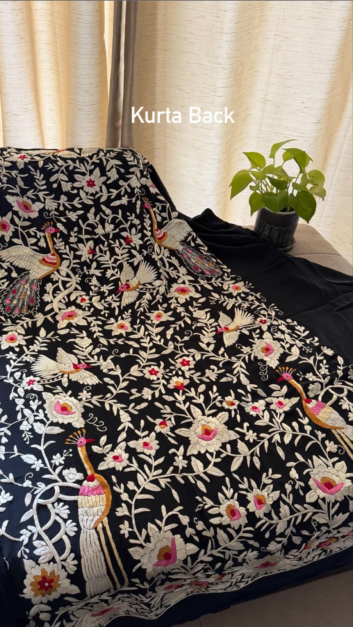 Exclusive Parsi Gara Hand Embroidered Jacket (Unstitched)