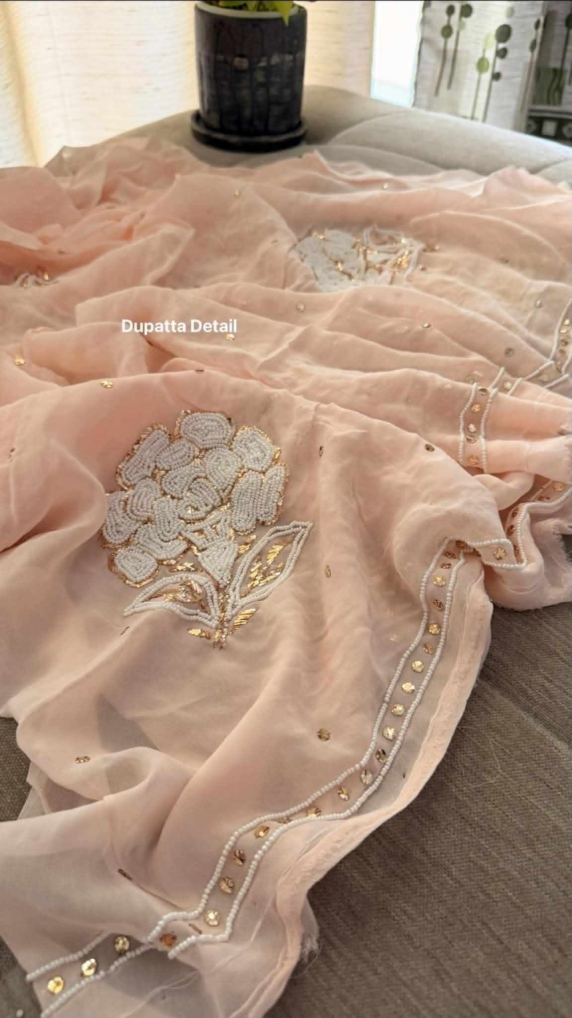Masterpiece Pastel Pink Kamdani & Pearl Suit - Eid Collection