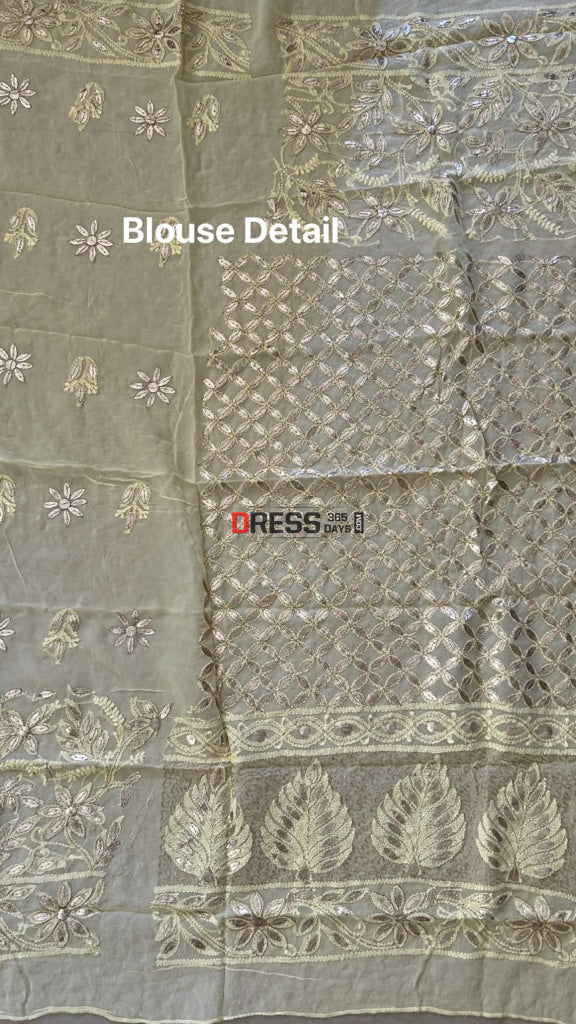 Lemon Yellow Gota Patti Chikankari Lehenga Set Chikankari Lehenga