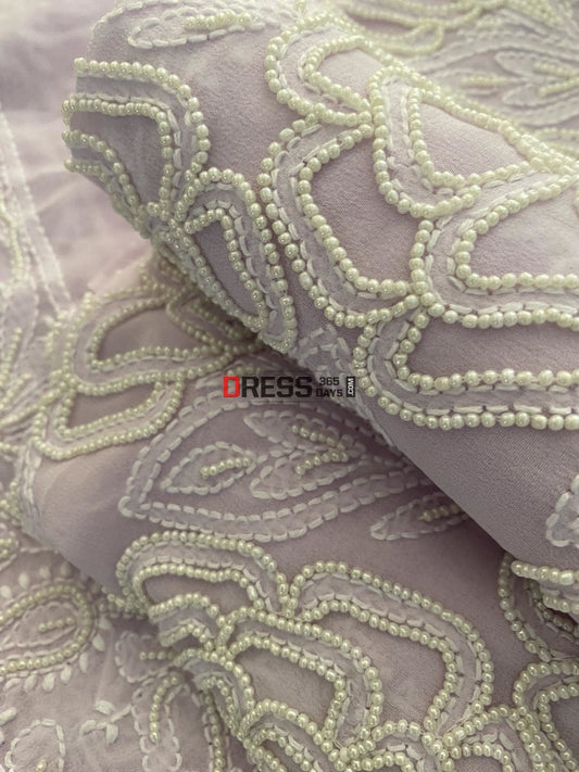 Lilac Pearl Lucknowi Chikankari Suit Suits