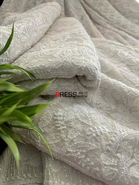 Masterpiece Cutdana Chikankari Lehenga Set Chikankari Lehenga