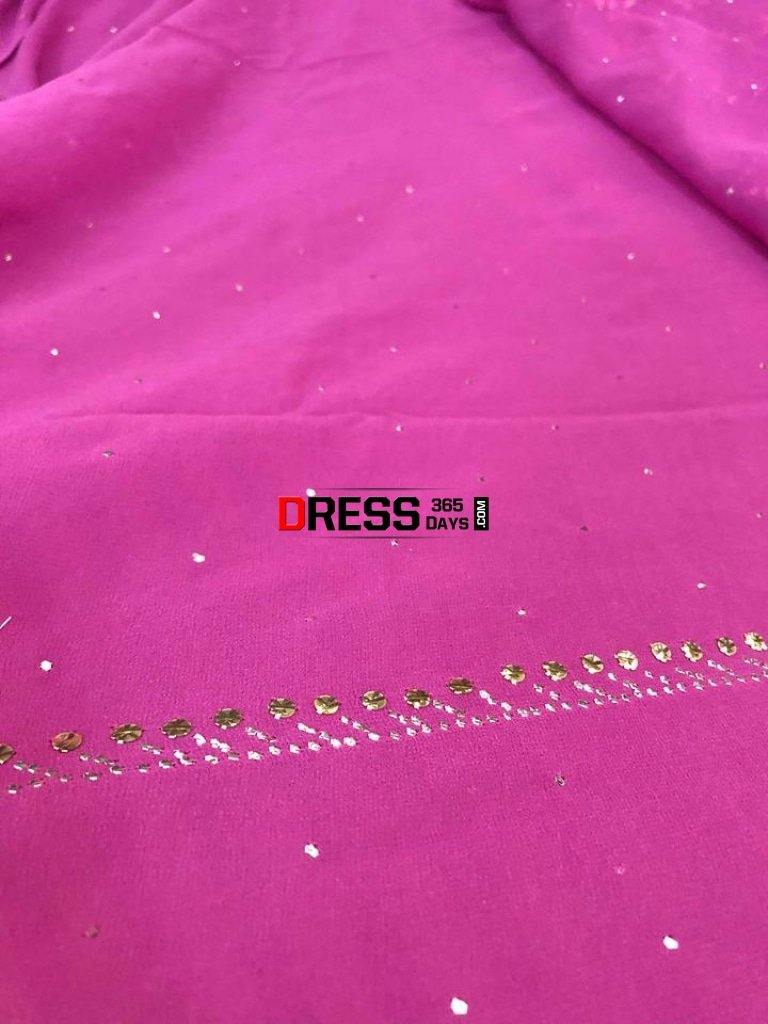 Deep Purple All Over Mukaish Chikankari Suit Suits