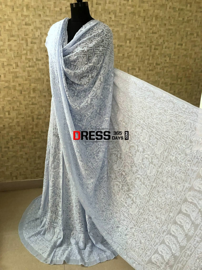 Powder Blue Lehenga