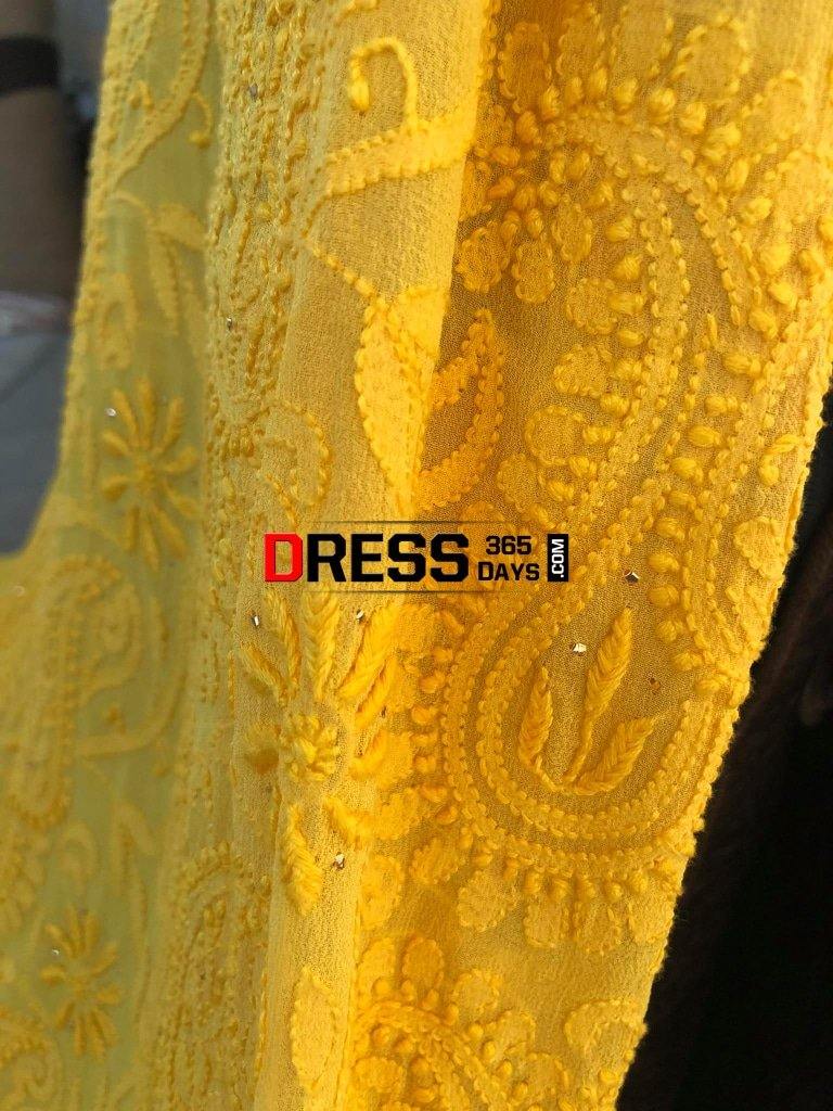 Yellow Gota Patti Chikankari Suit Suits