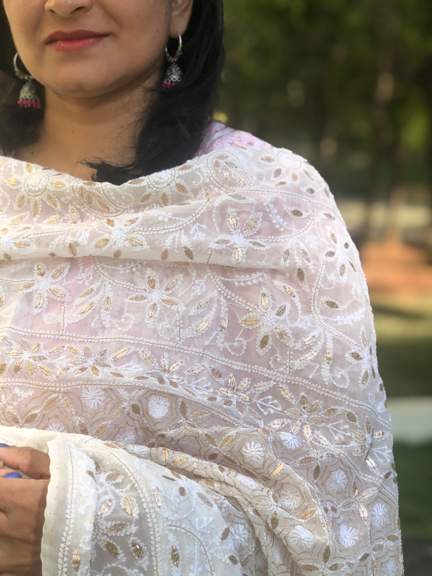 Chikankari Dupatta