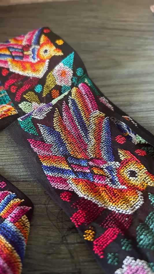 Exclusive Petit Point Hand Embroidered Border
