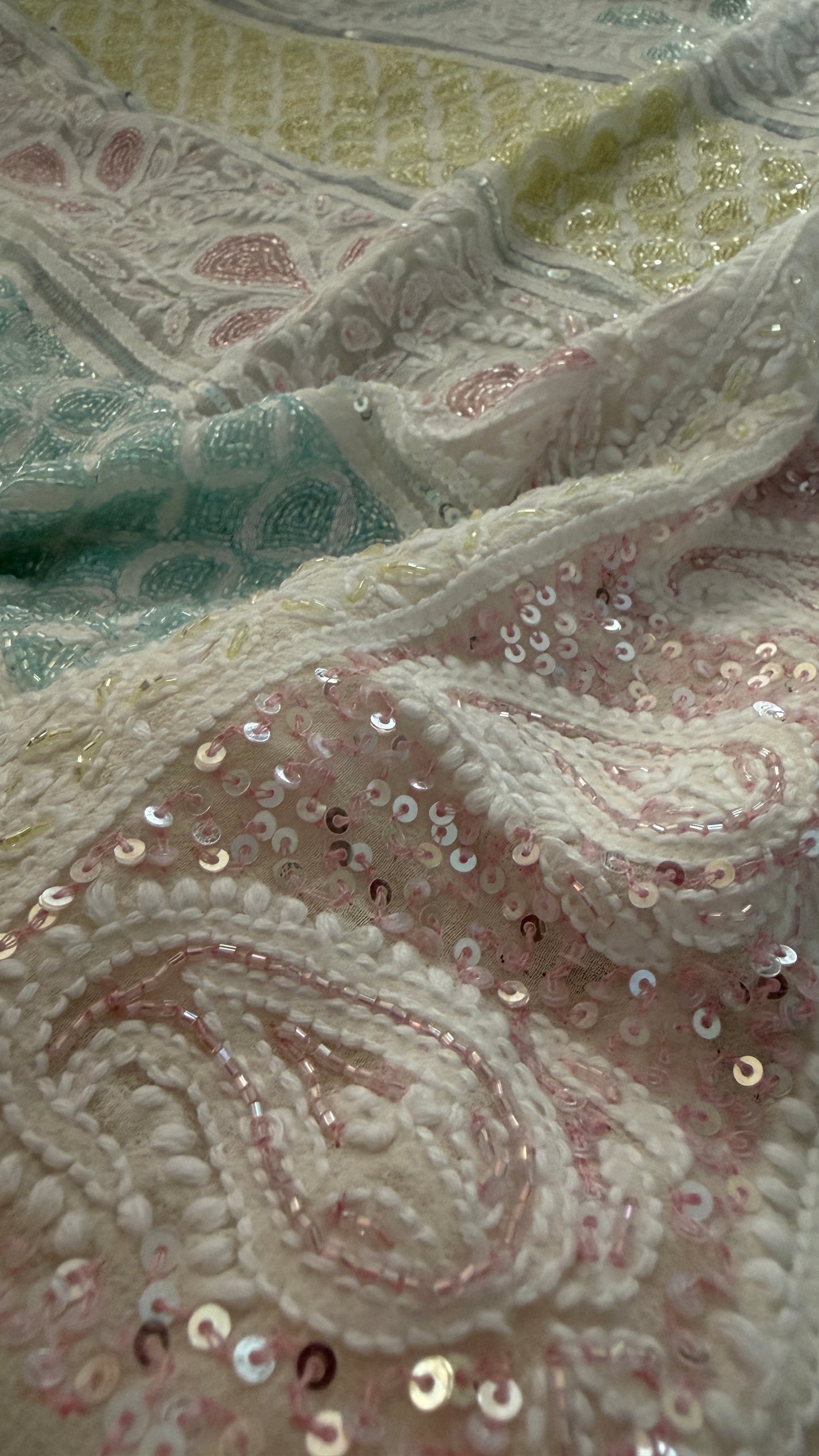 Party Wear Cut Dana Work Chikankari Suit for Women