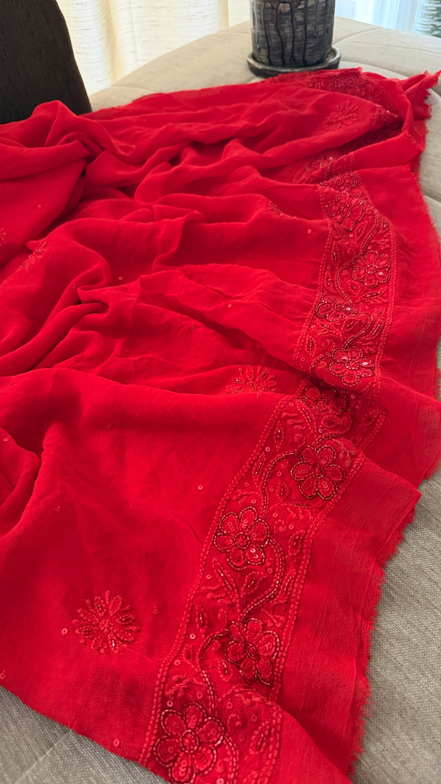 Party Wear Cut Dana Sequin Chikankari Suit for Women