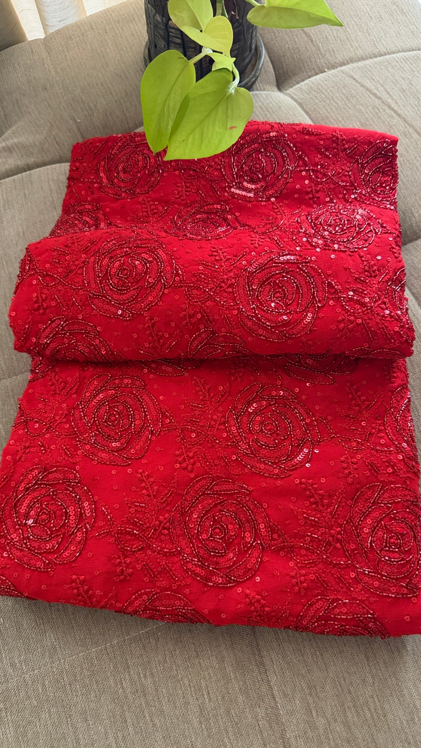Party Wear Cut Dana Sequin Chikankari Suit for Women