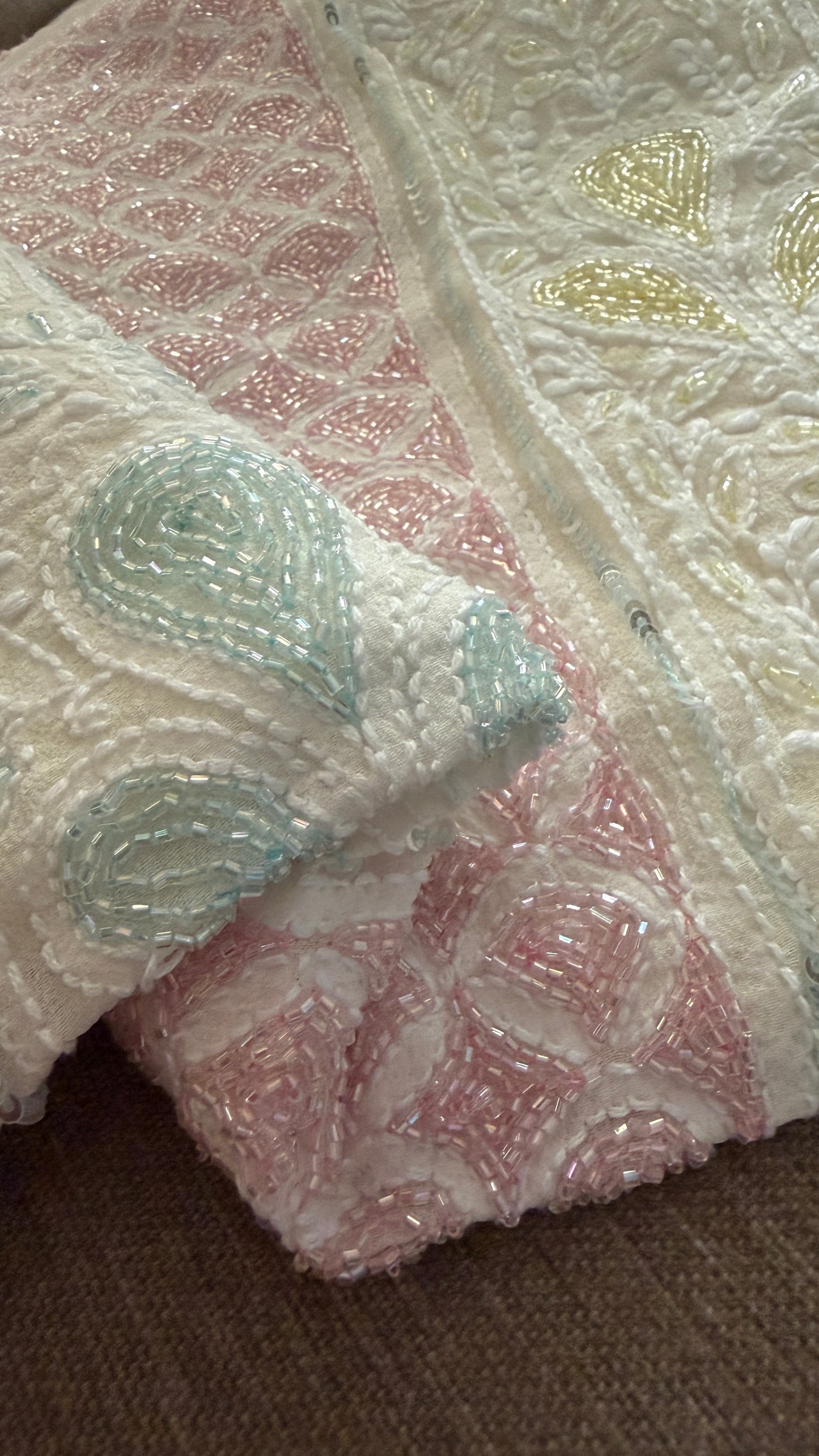 Party Wear Cut Dana Work Chikankari Suit for Women
