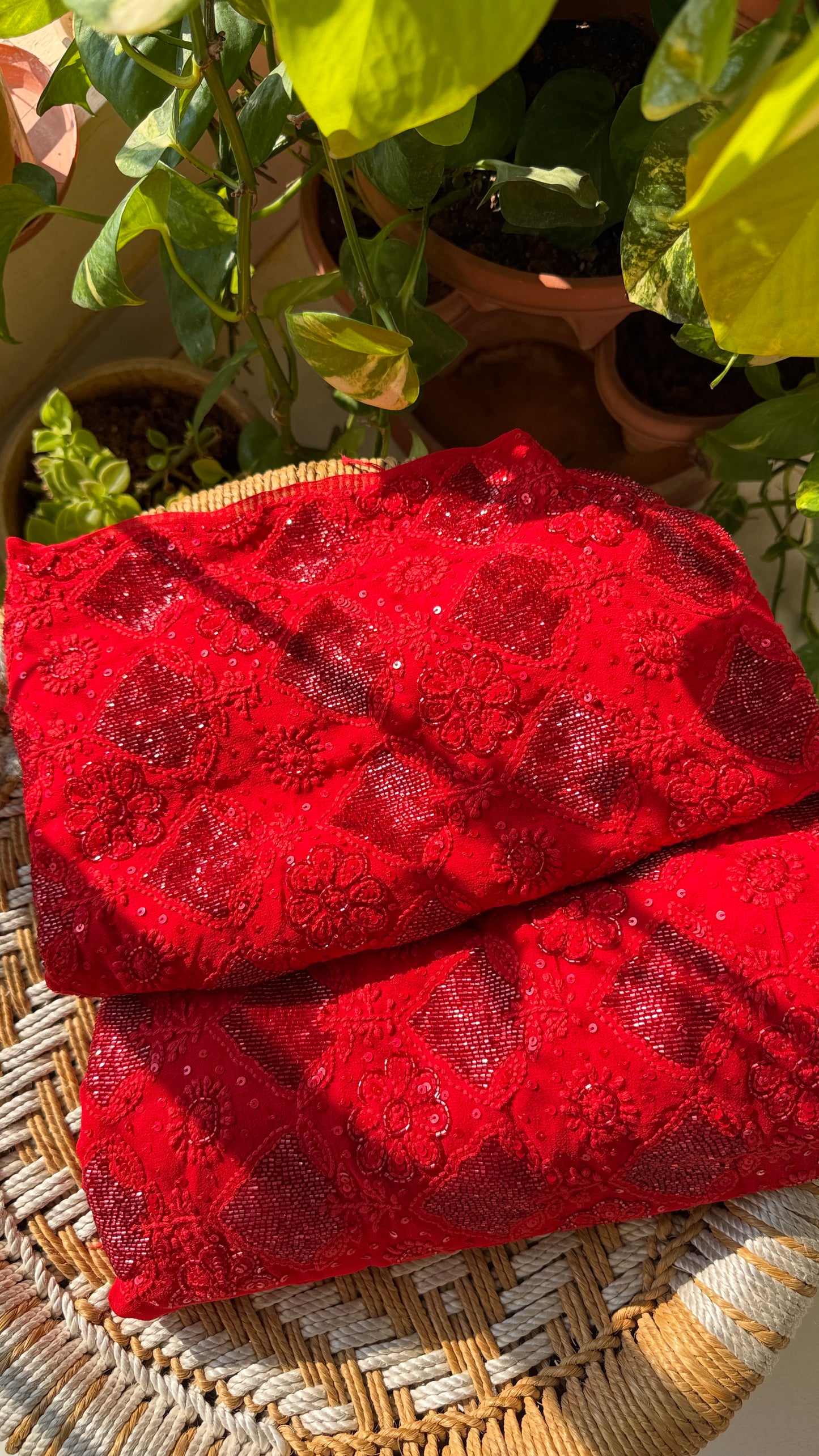 Party Wear Cut Dana Sequin Chikankari Suit for Women
