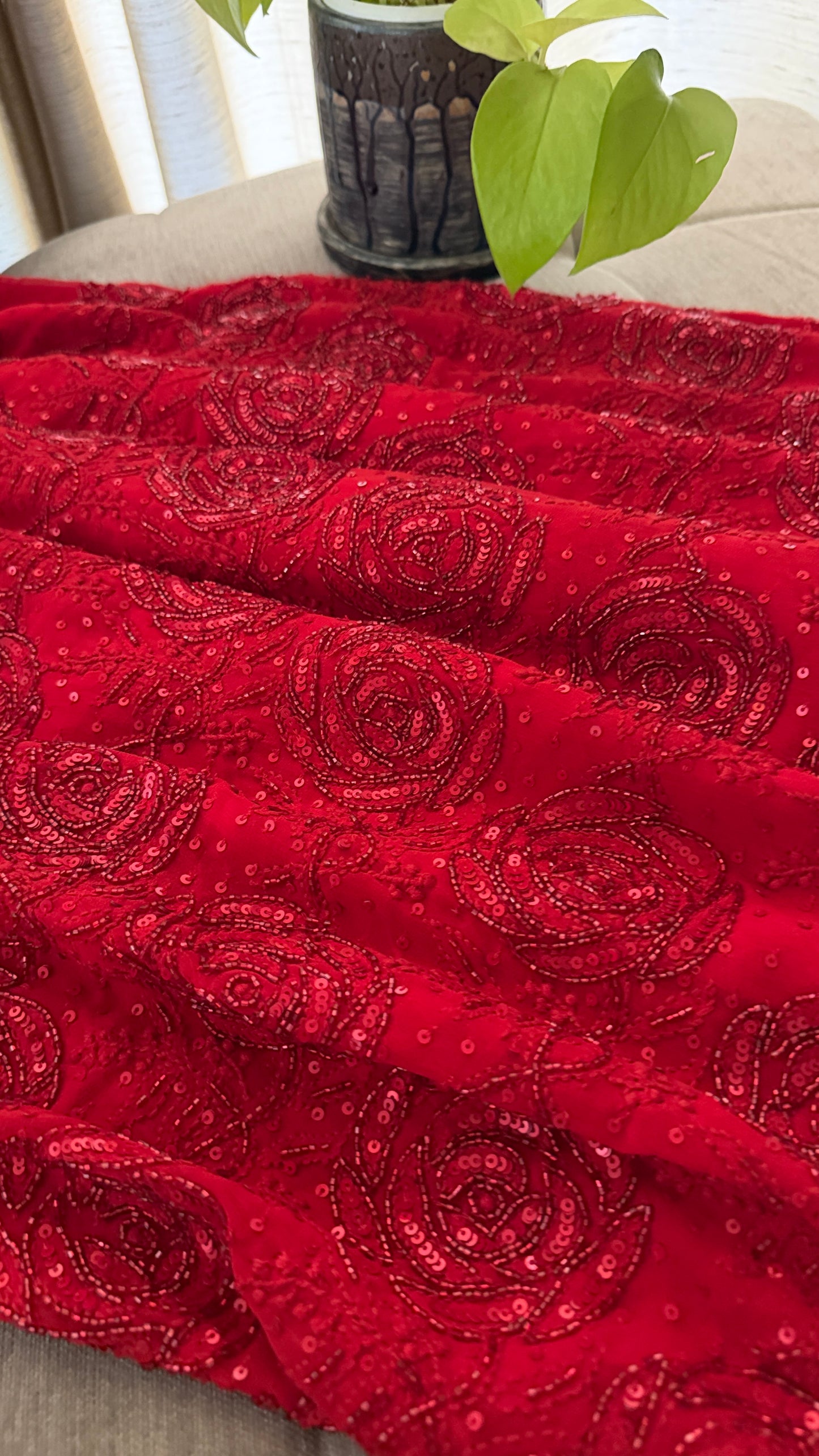 Party Wear Cut Dana Sequin Chikankari Suit for Women