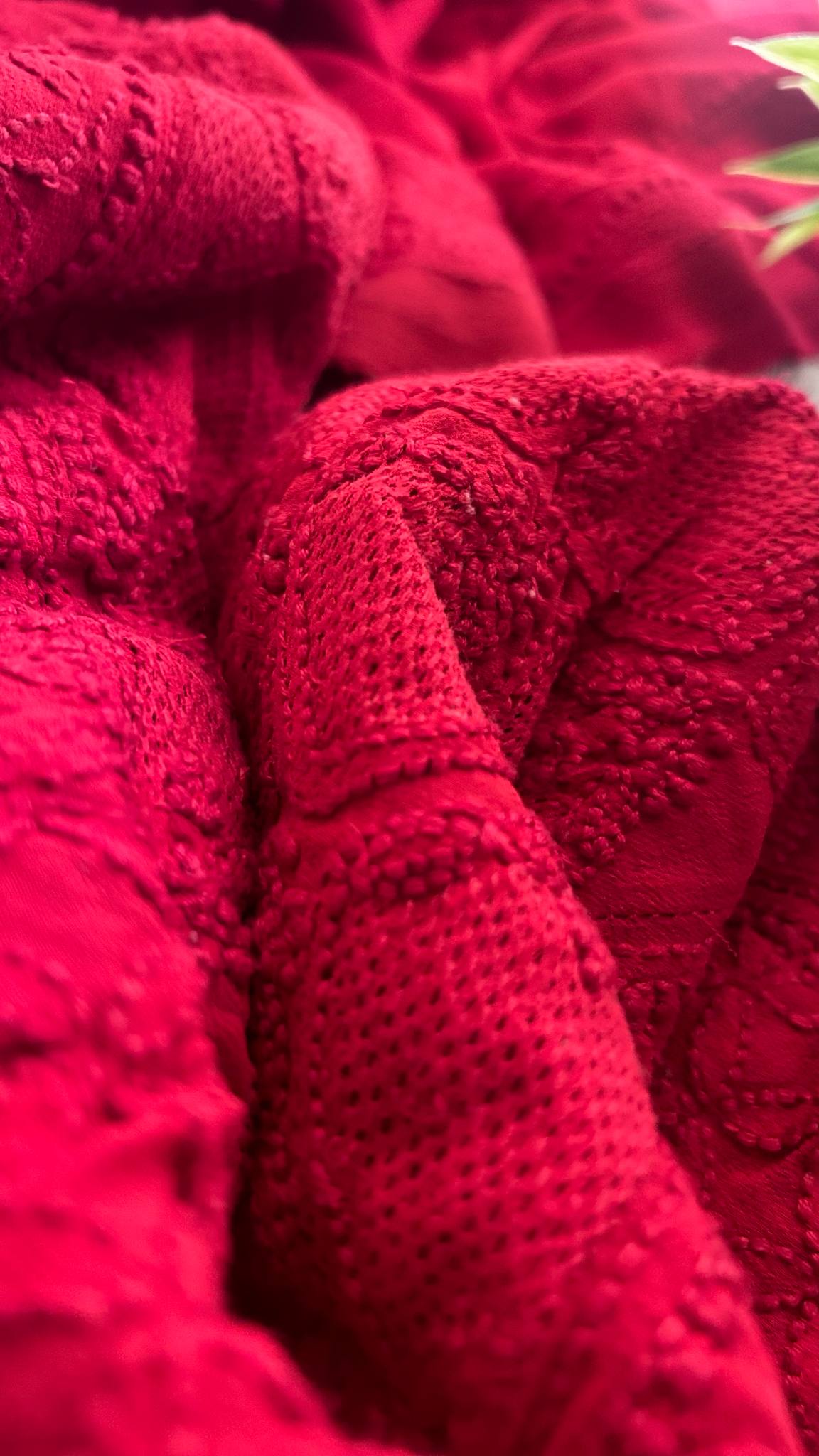 Maroon Lucknowi Chikankari Hand Jaali Anarkali Suit (Anarkali & Dupatta)