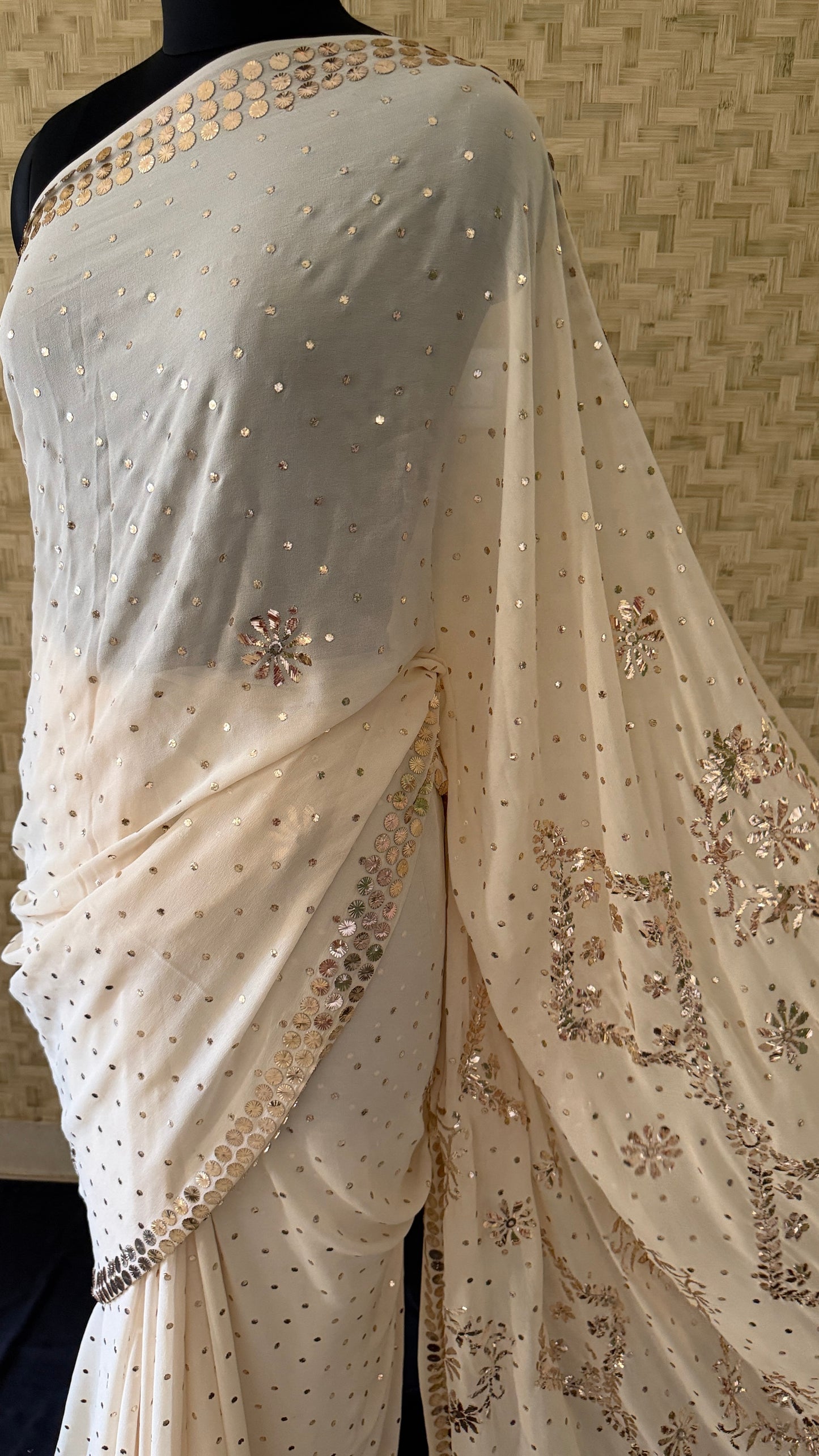 Pure Georgette Kamdani Saree