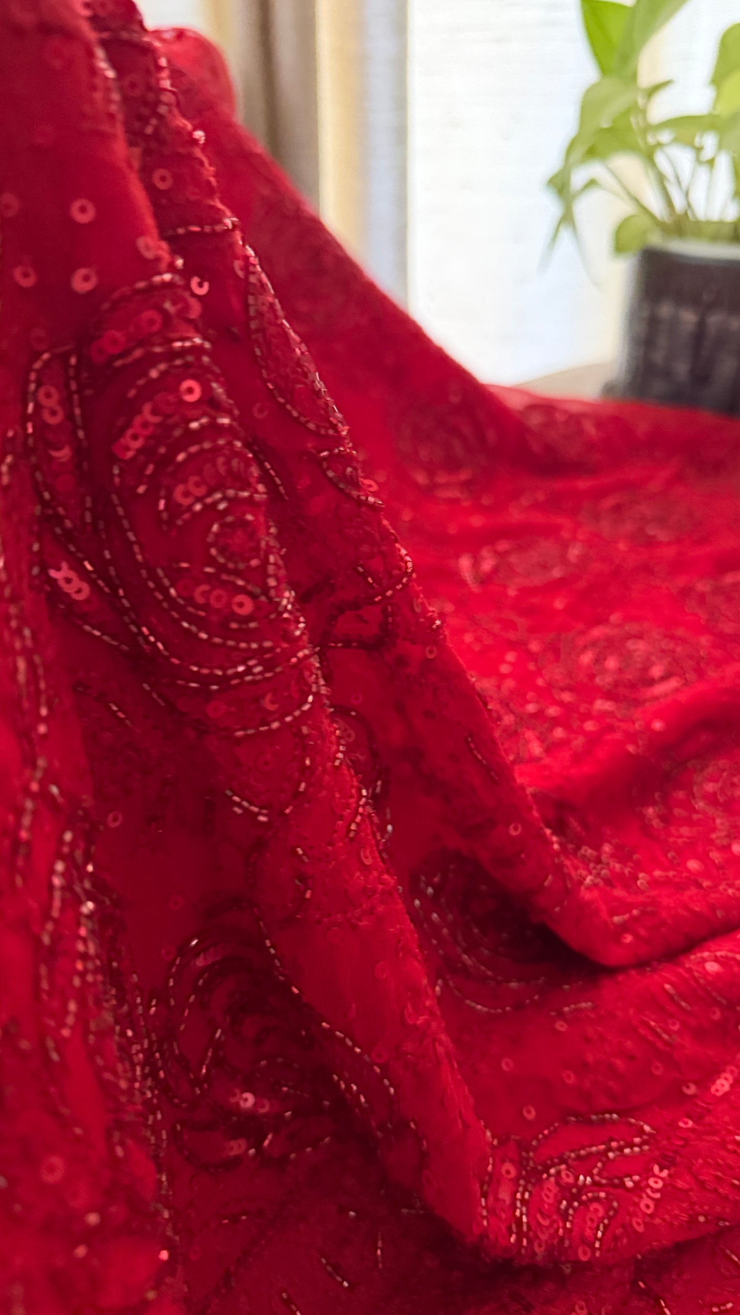 Party Wear Cut Dana Sequin Chikankari Suit for Women