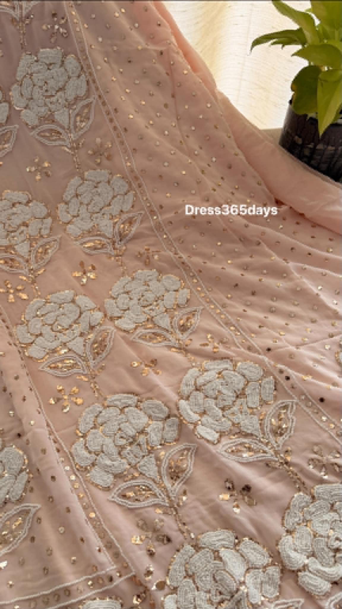 Masterpiece Pastel Pink Kamdani & Pearl Suit - Eid Collection