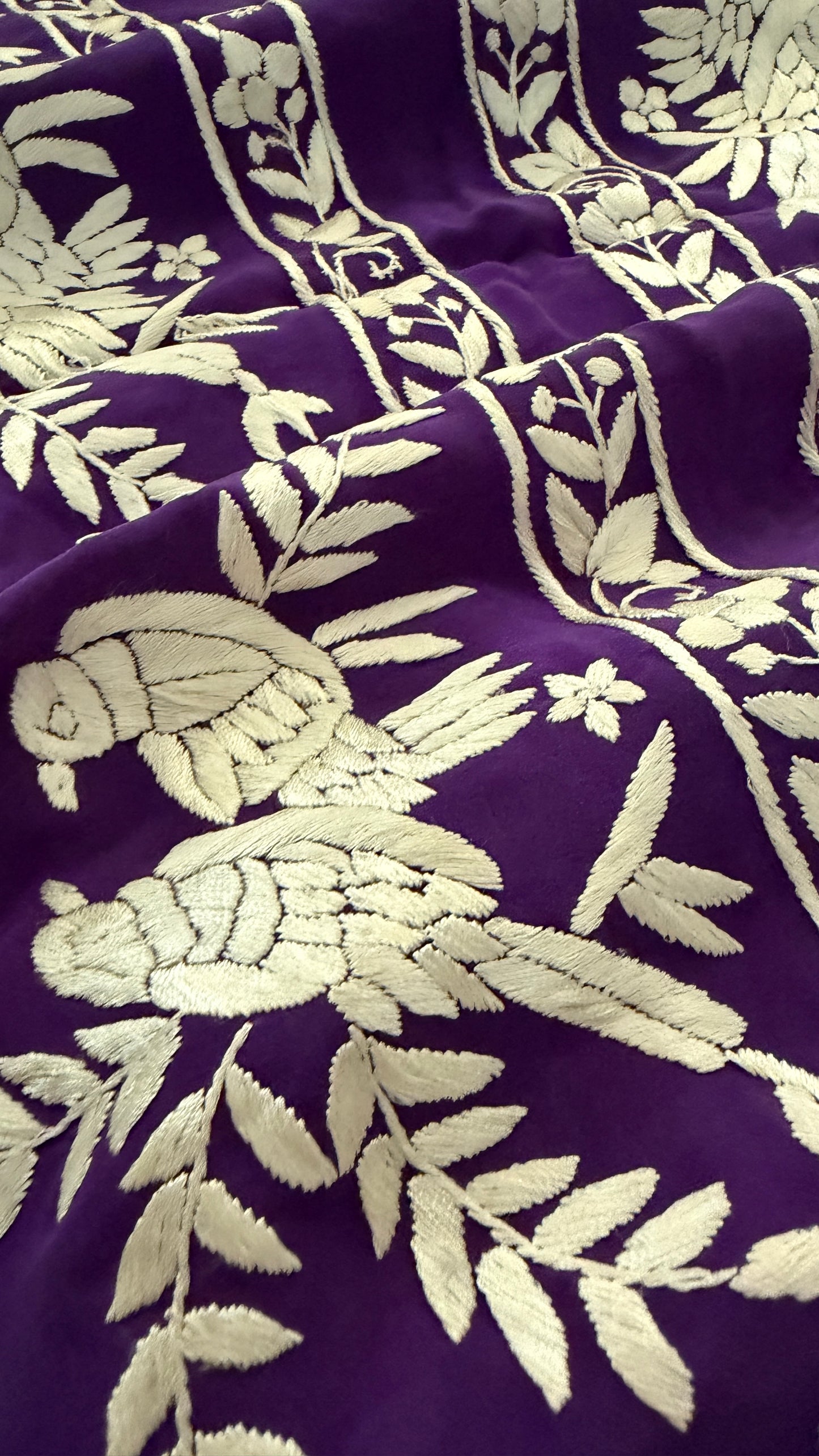 Exclusive Hand Embroidered Parsi Gara Jacket (Unstitched)