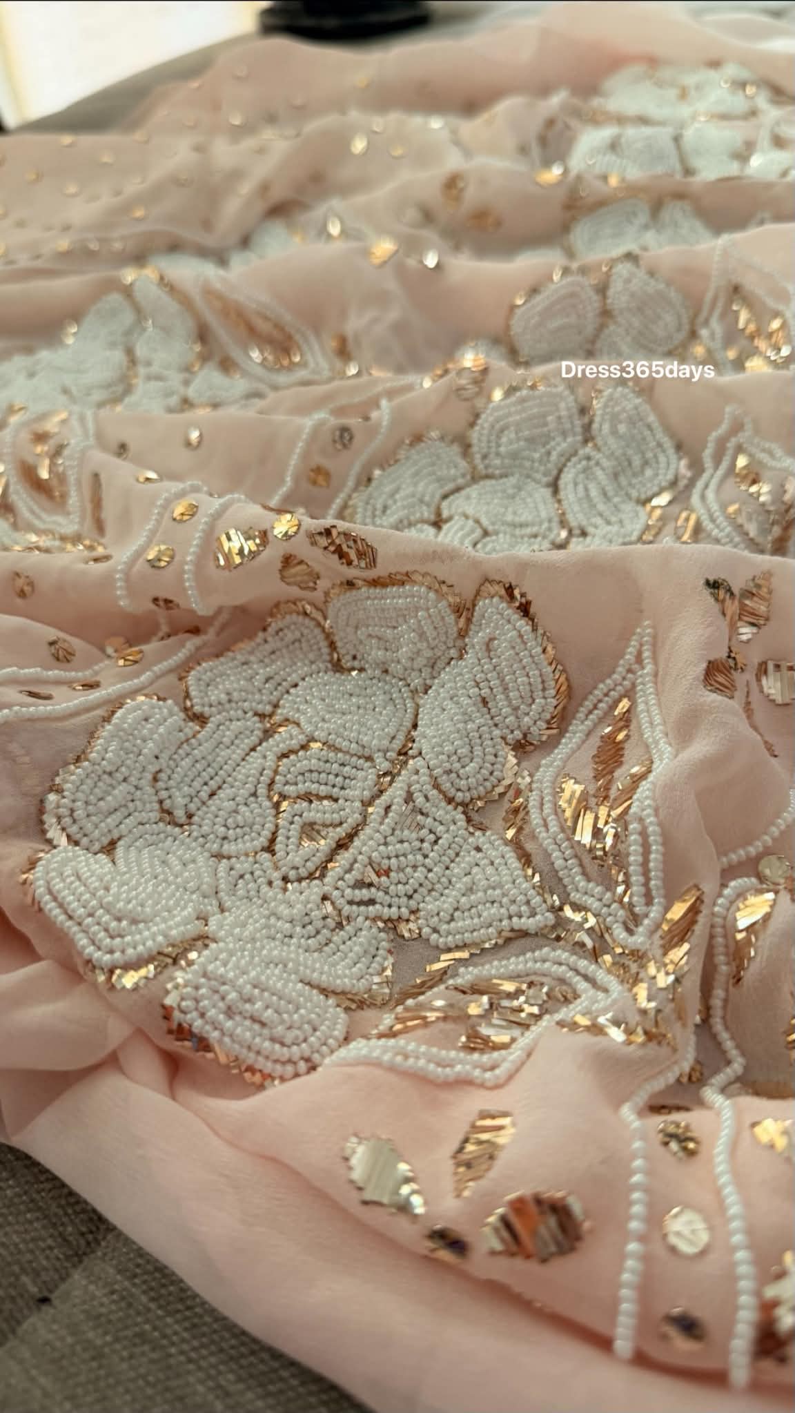 Masterpiece Pastel Pink Kamdani & Pearl Suit - Eid Collection