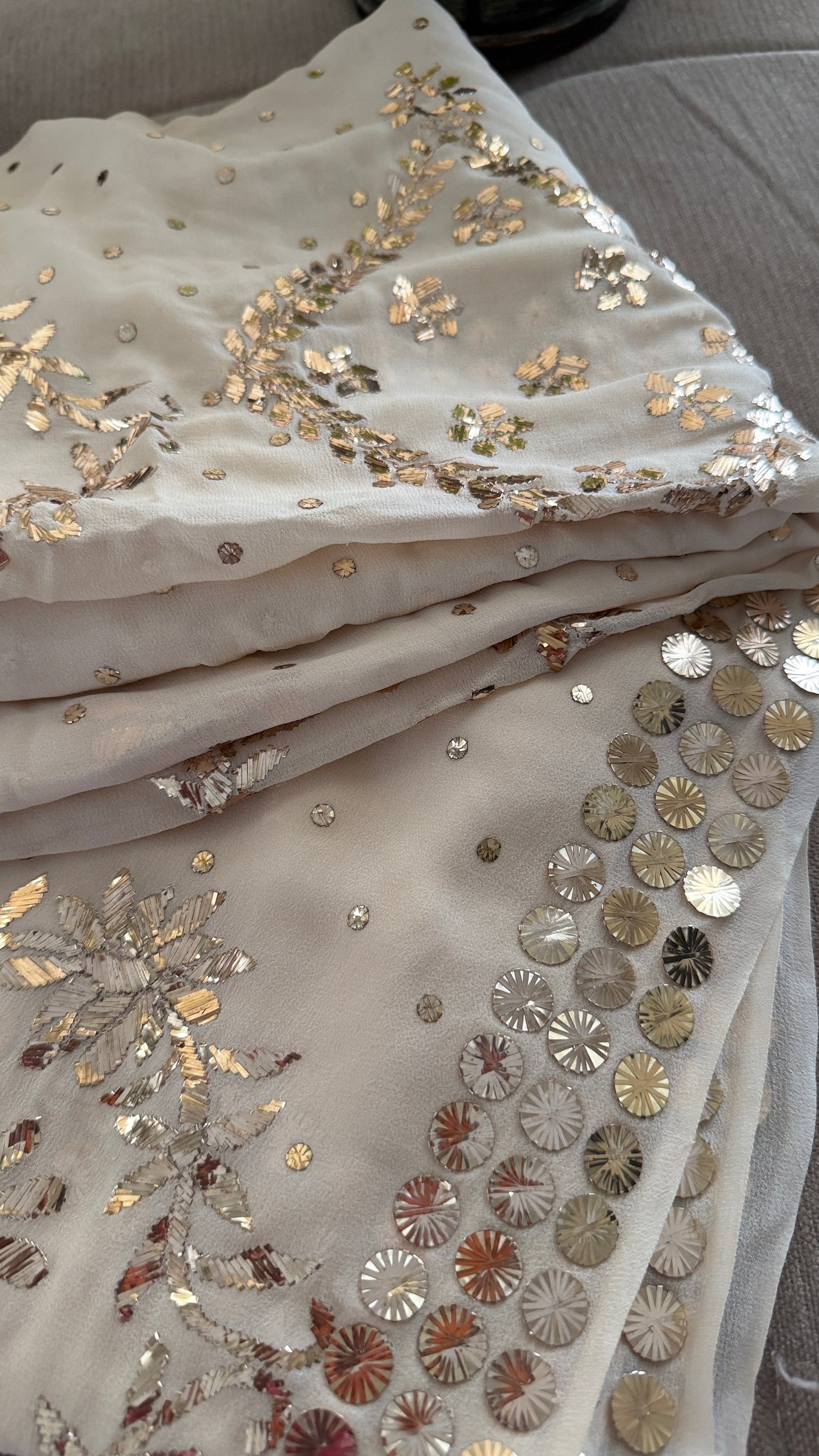 Pure Georgette Kamdani Saree