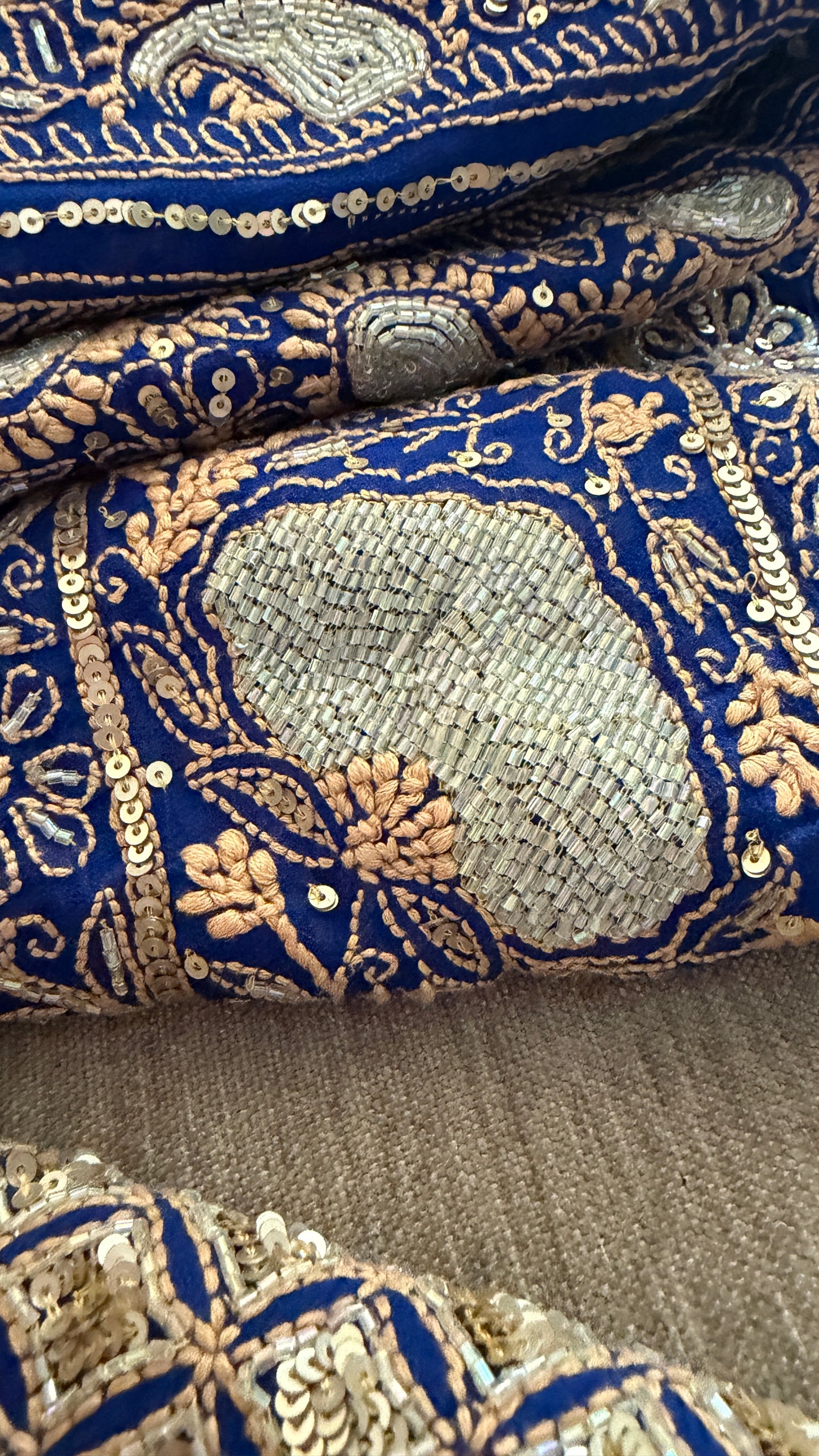 Masterpiece Blue Cut Dana Chikankari Lehenga Set