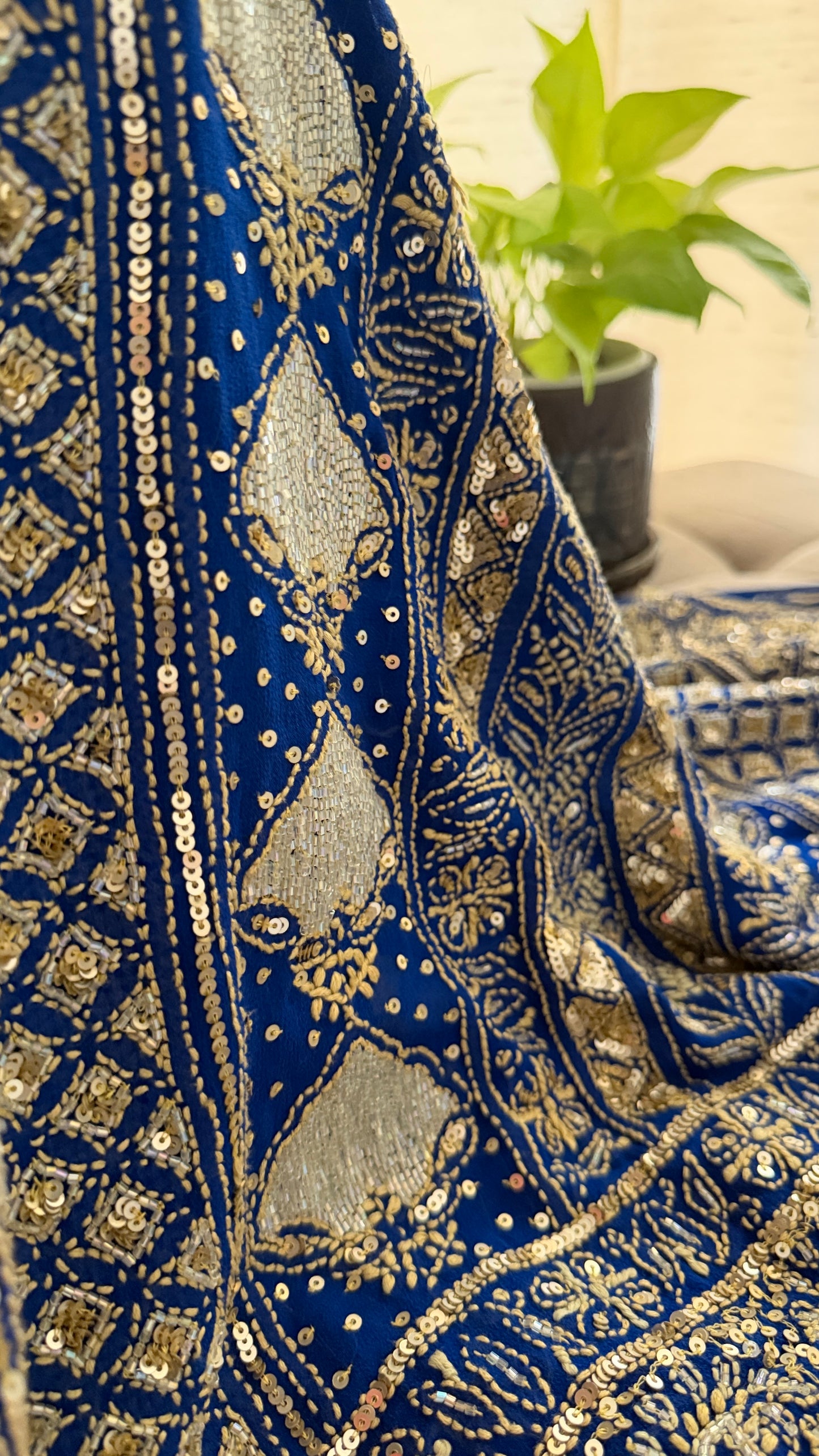 party wear lucknawi chikankari suit