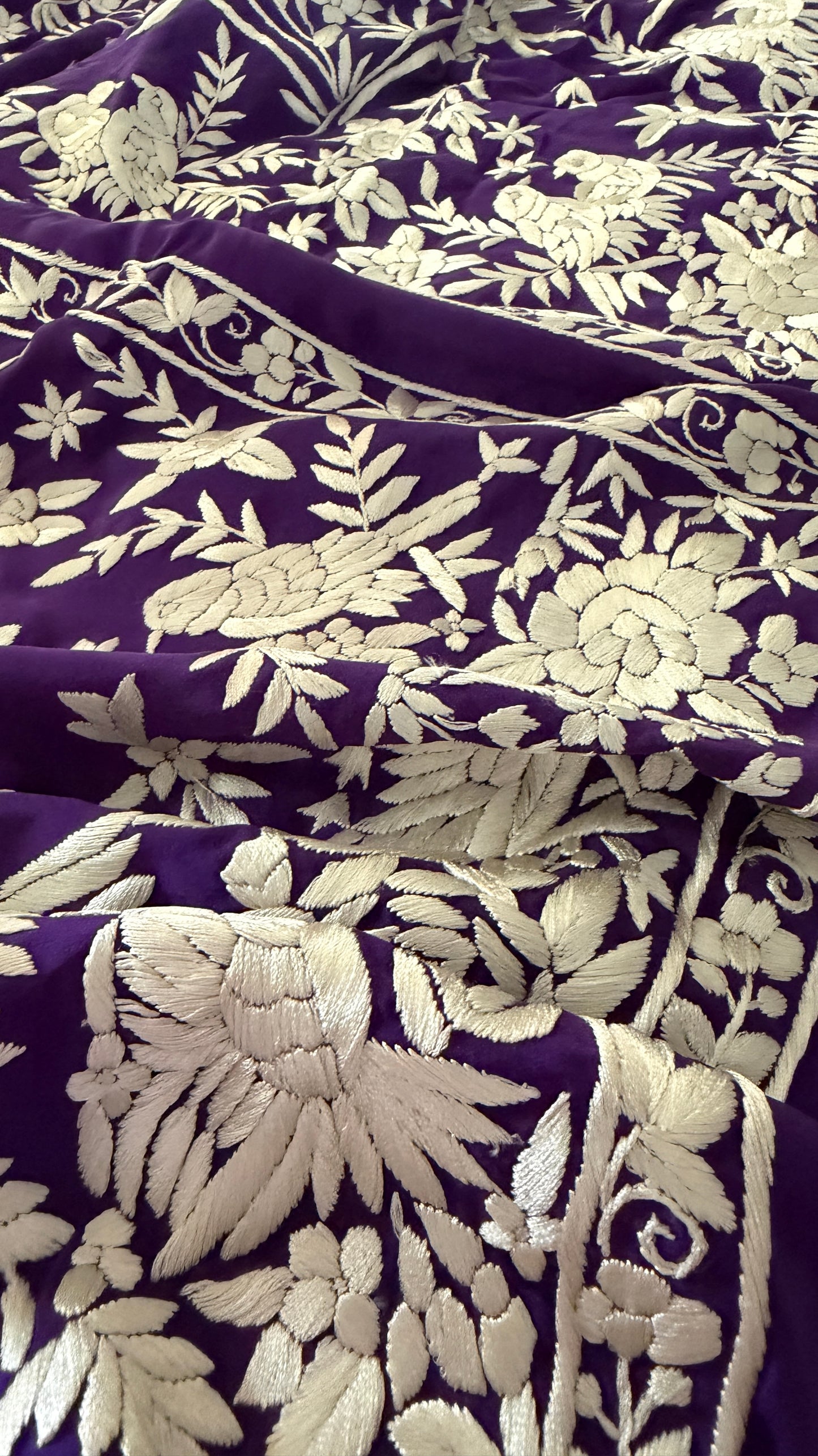 Exclusive Hand Embroidered Parsi Gara Jacket (Unstitched)