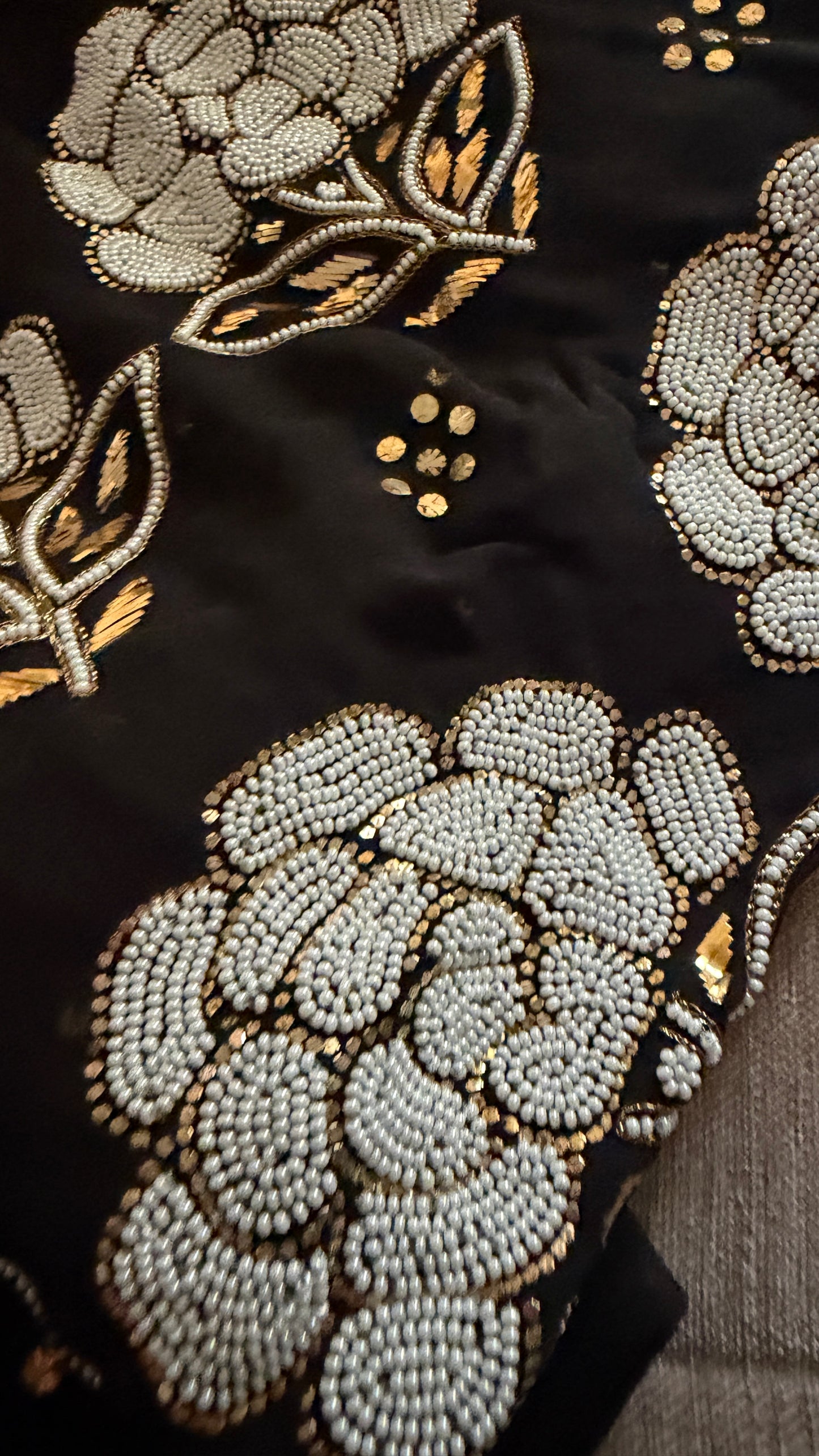 Masterpiece Black Pearl Kamdani Suit - Festive Collection