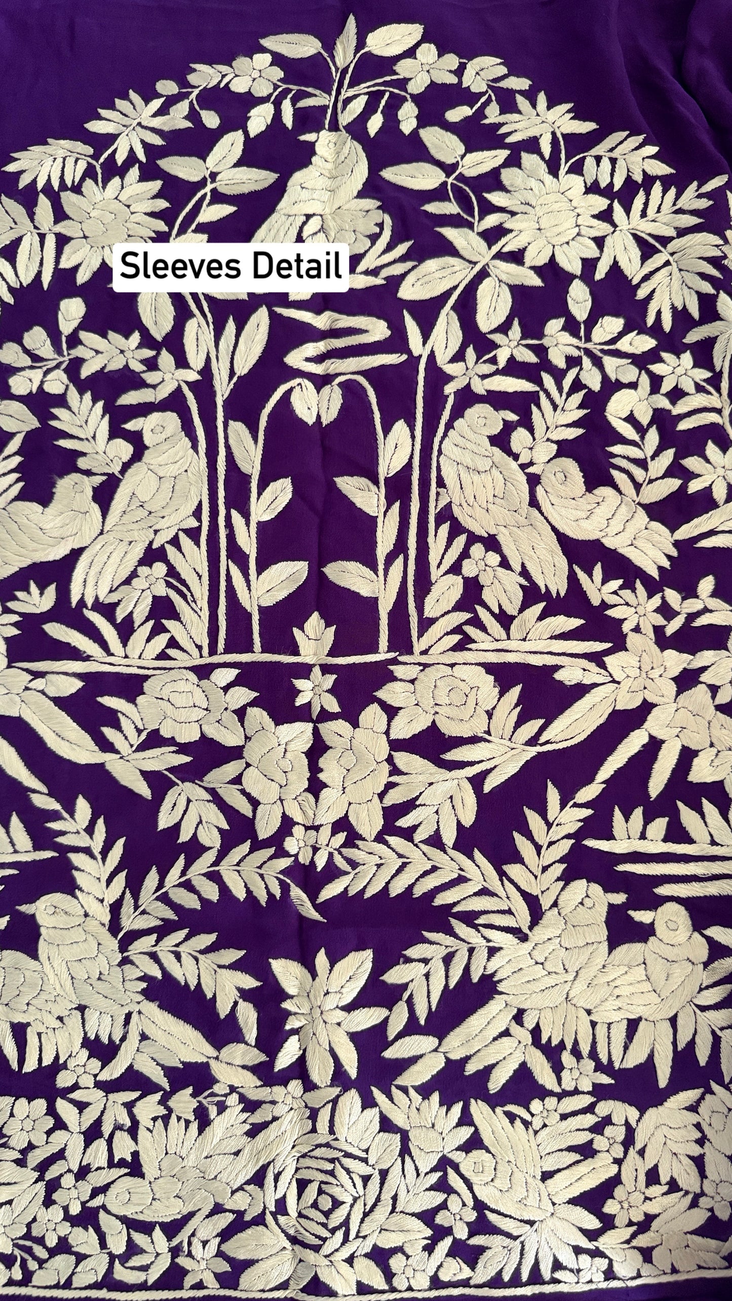Exclusive Hand Embroidered Parsi Gara Jacket (Unstitched)