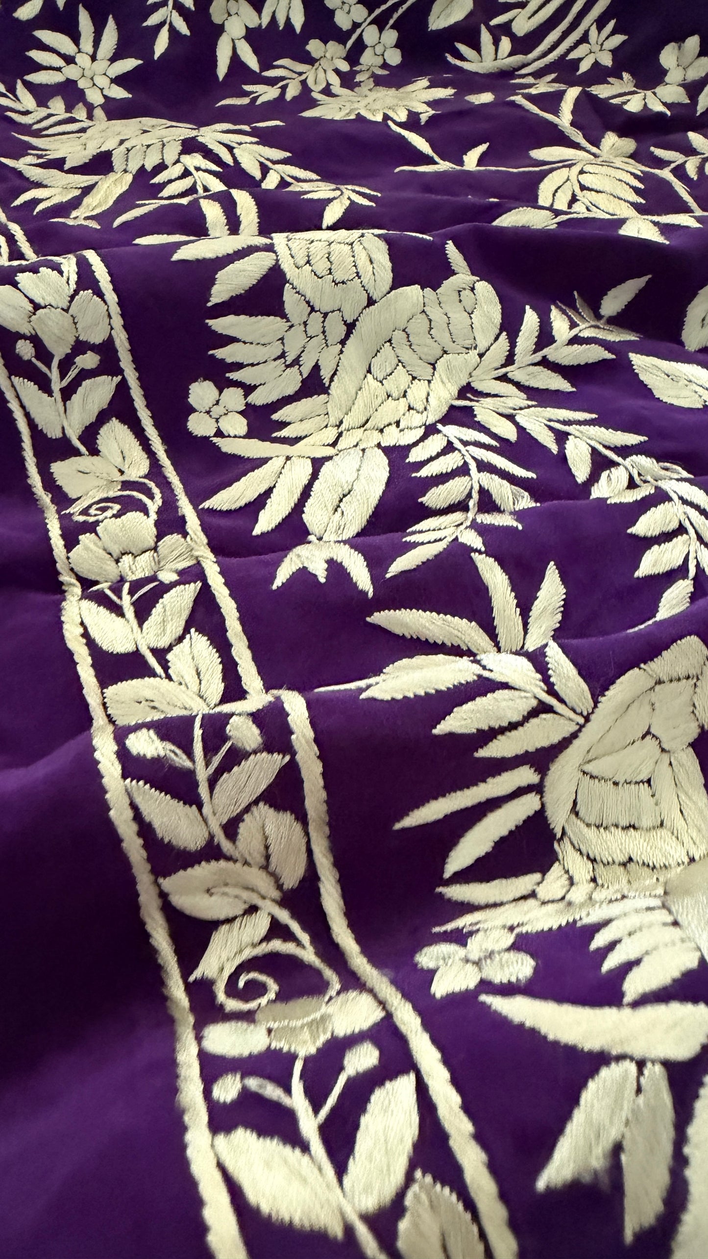 Exclusive Hand Embroidered Parsi Gara Jacket (Unstitched)
