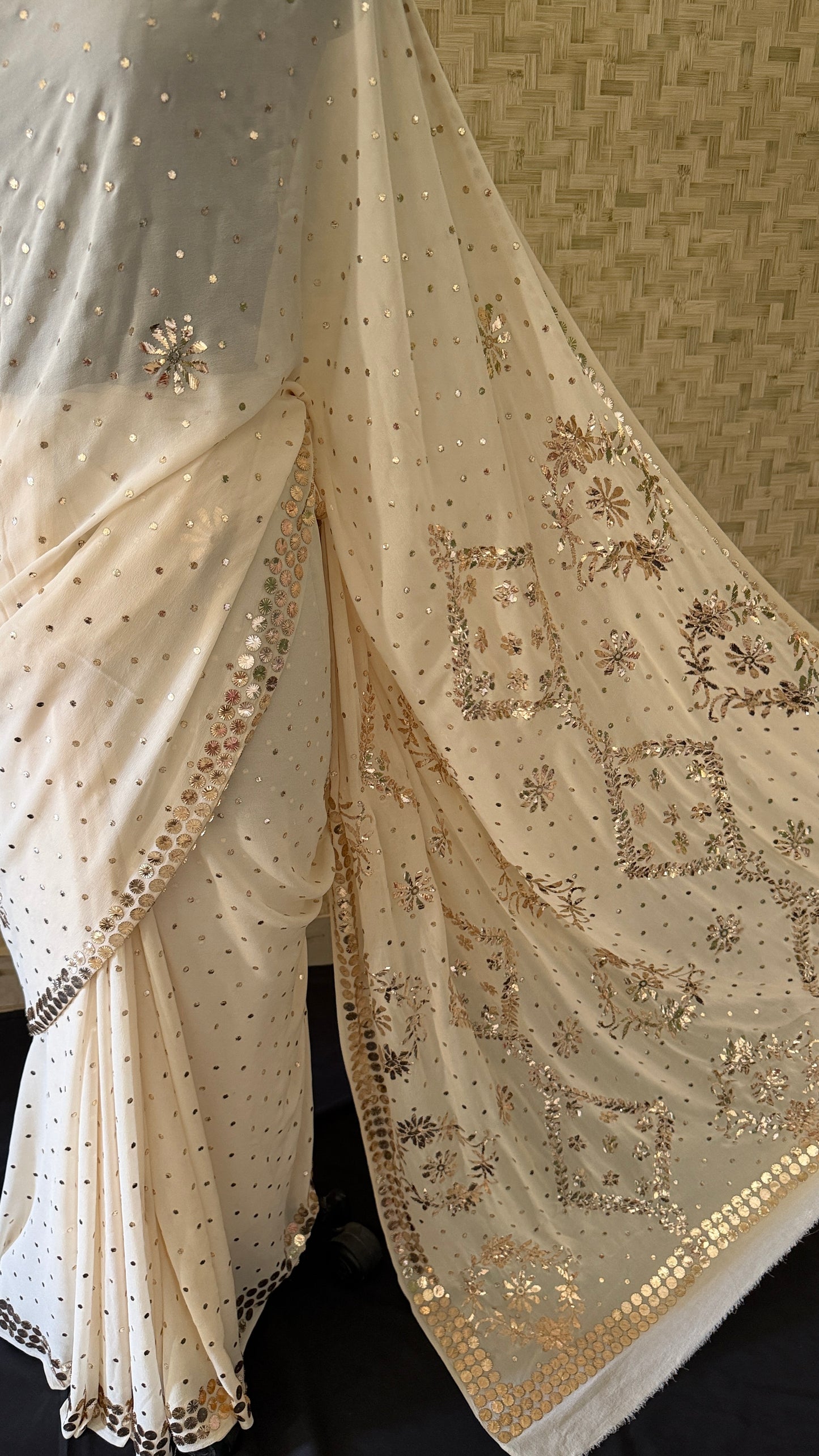 Pure Georgette Kamdani Saree