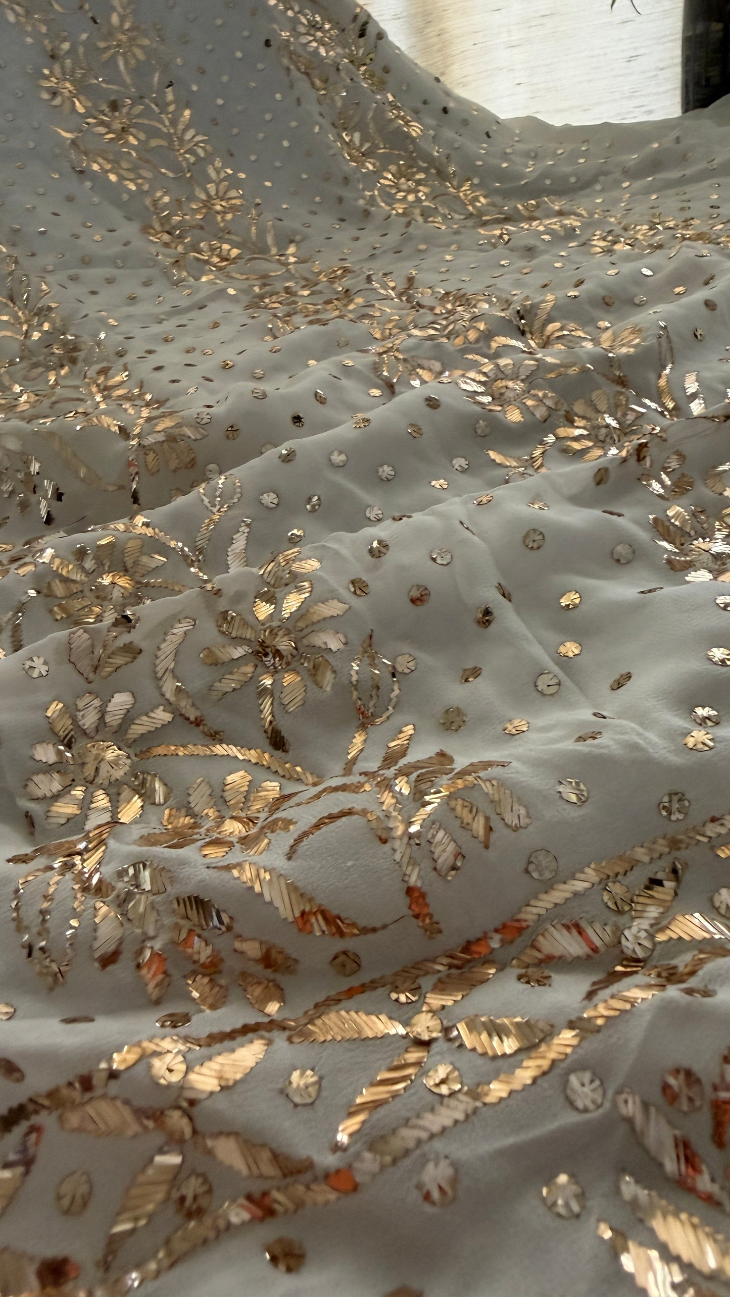 Designer White Kamdani Suit