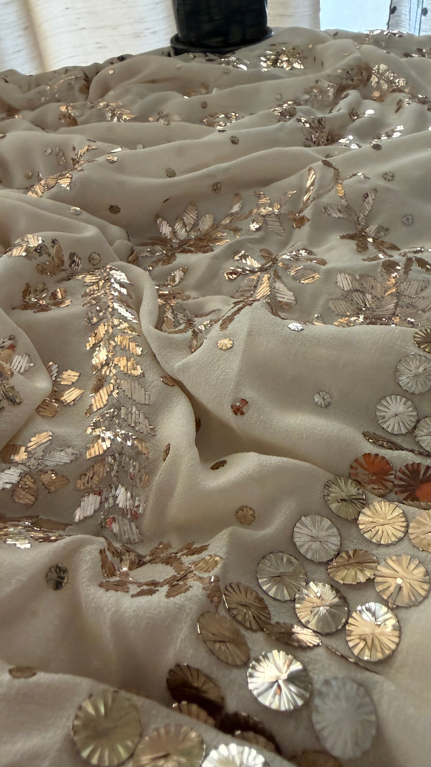 Pure Georgette Kamdani Saree