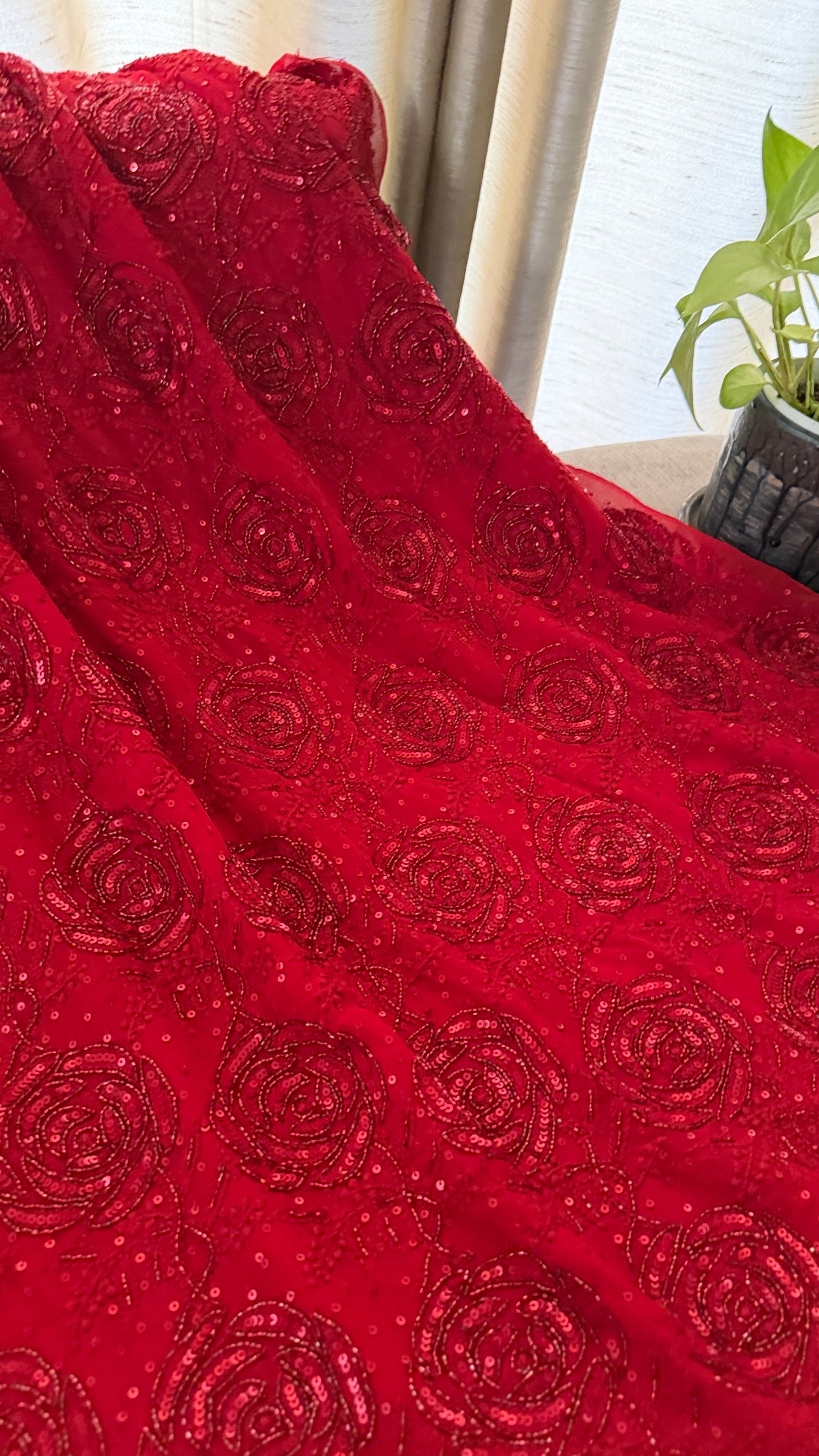 Party Wear Cut Dana Sequin Chikankari Suit for Women