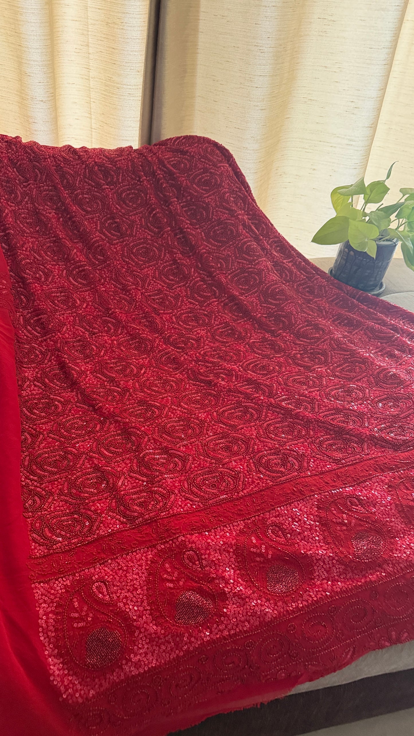 Party Wear Cut Dana Sequin Chikankari Suit for Women