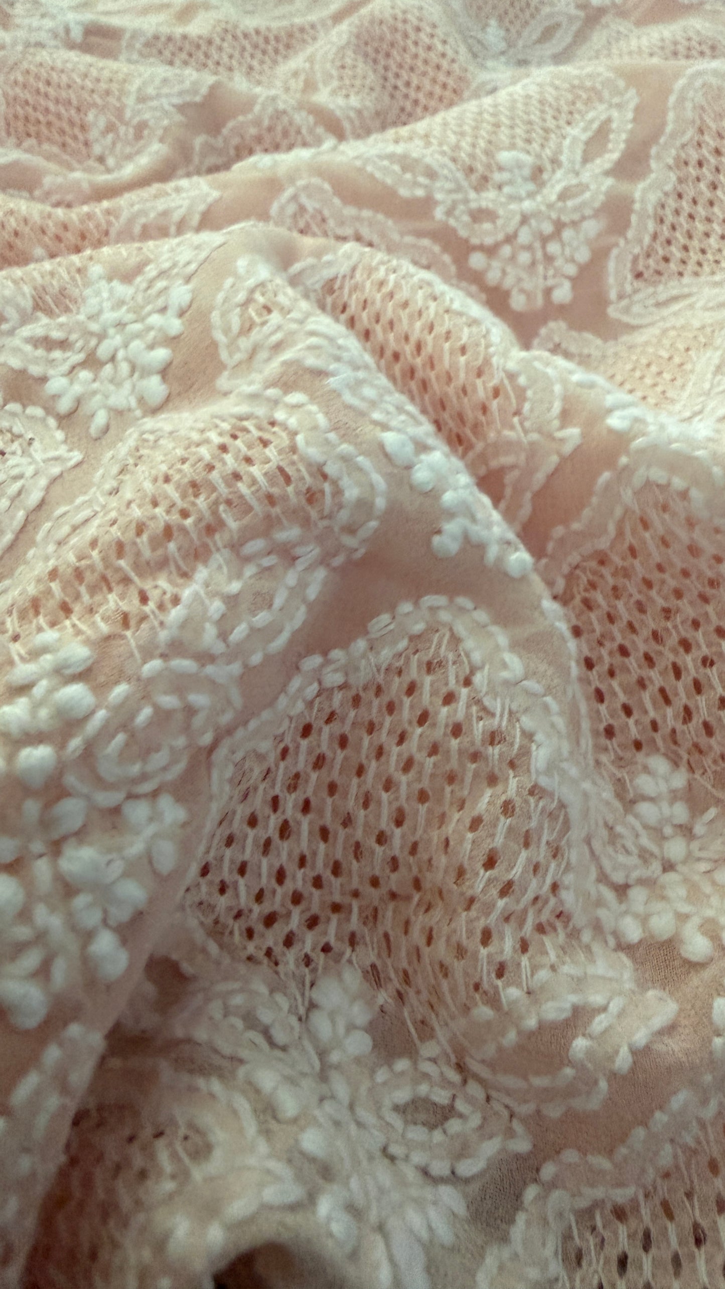 Pastel Pink Hand Jaali Chikankari Suit