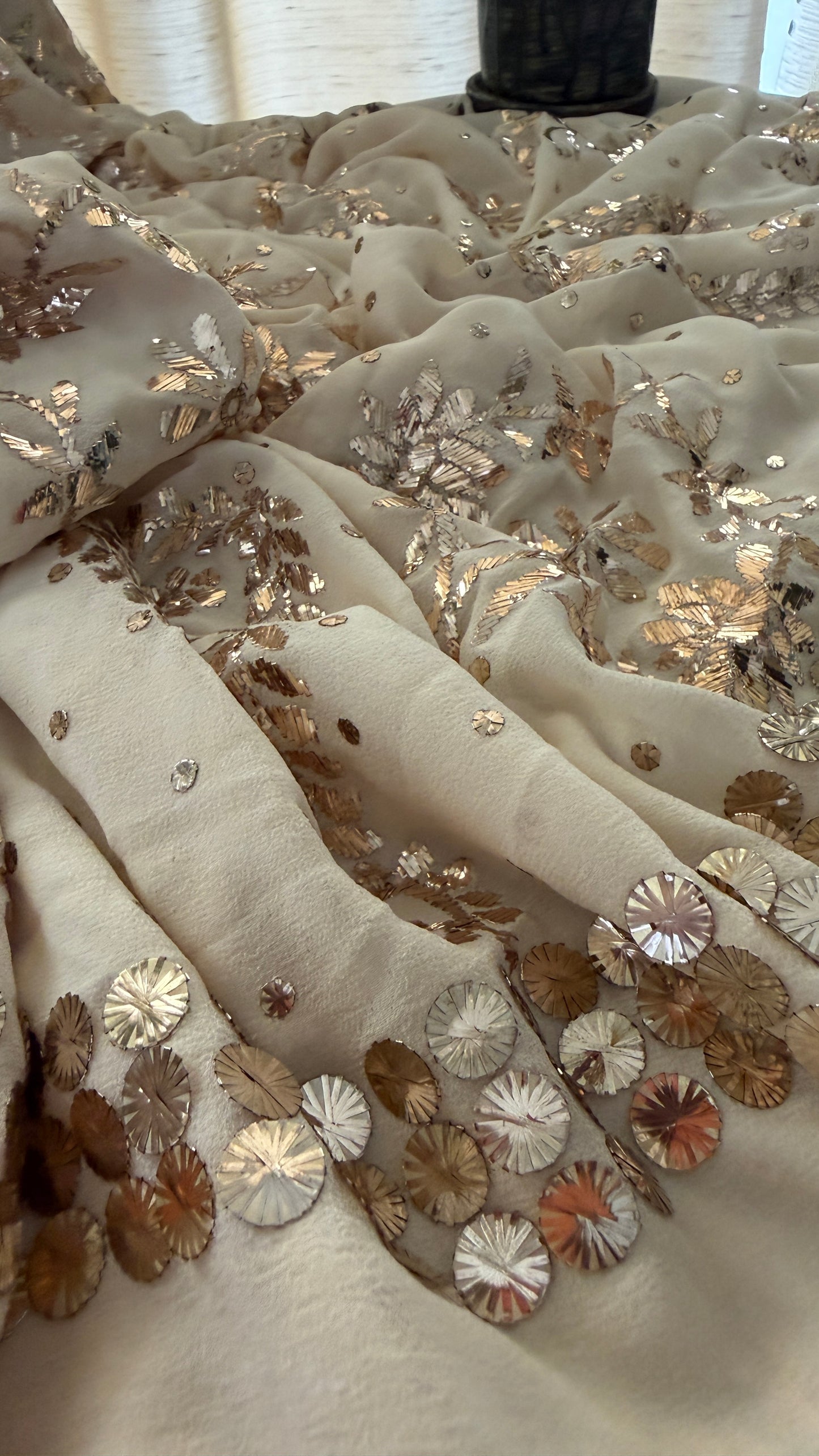 Pure Georgette Kamdani Saree