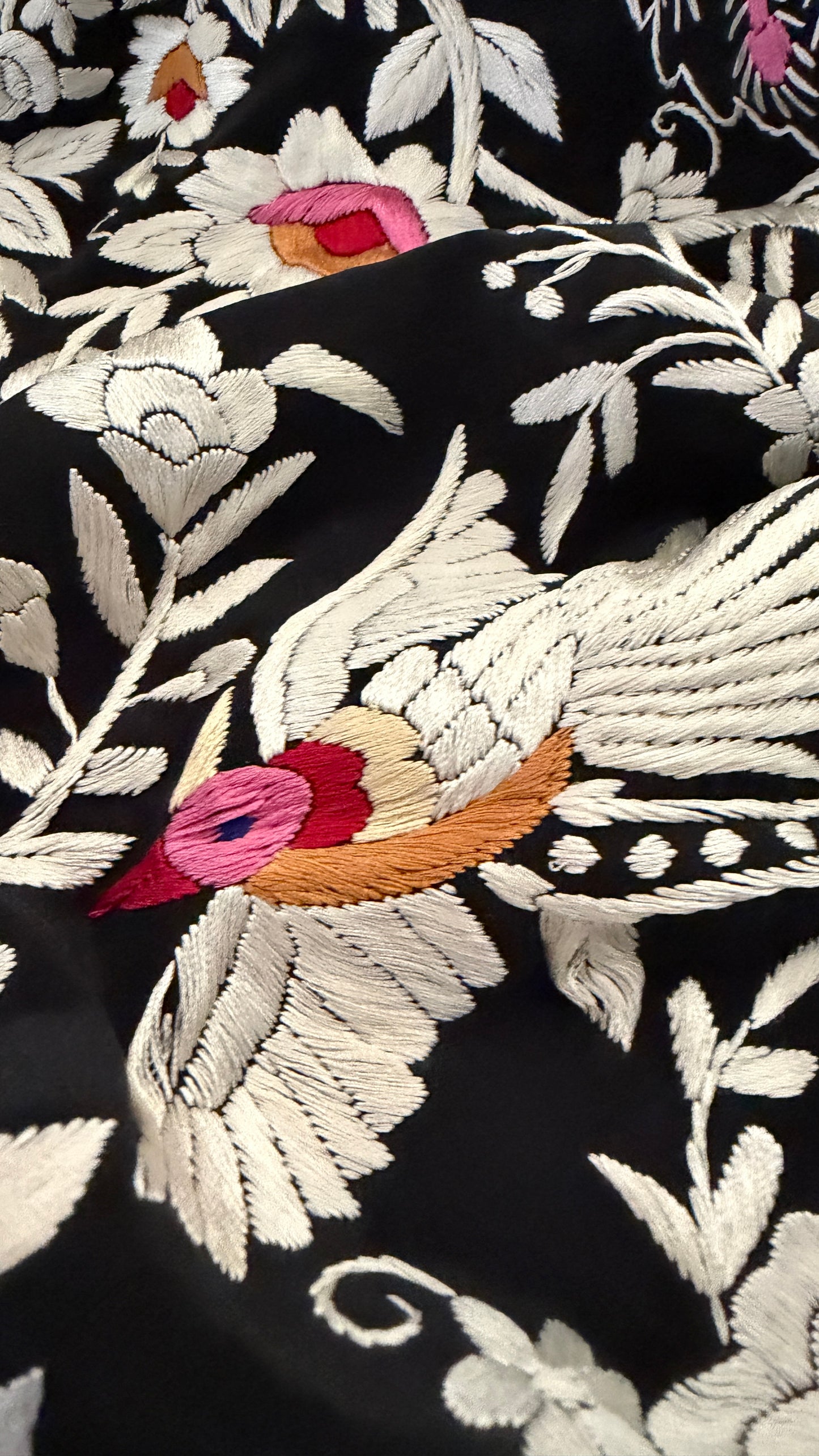 Exclusive Parsi Gara Hand Embroidered Jacket (Unstitched)