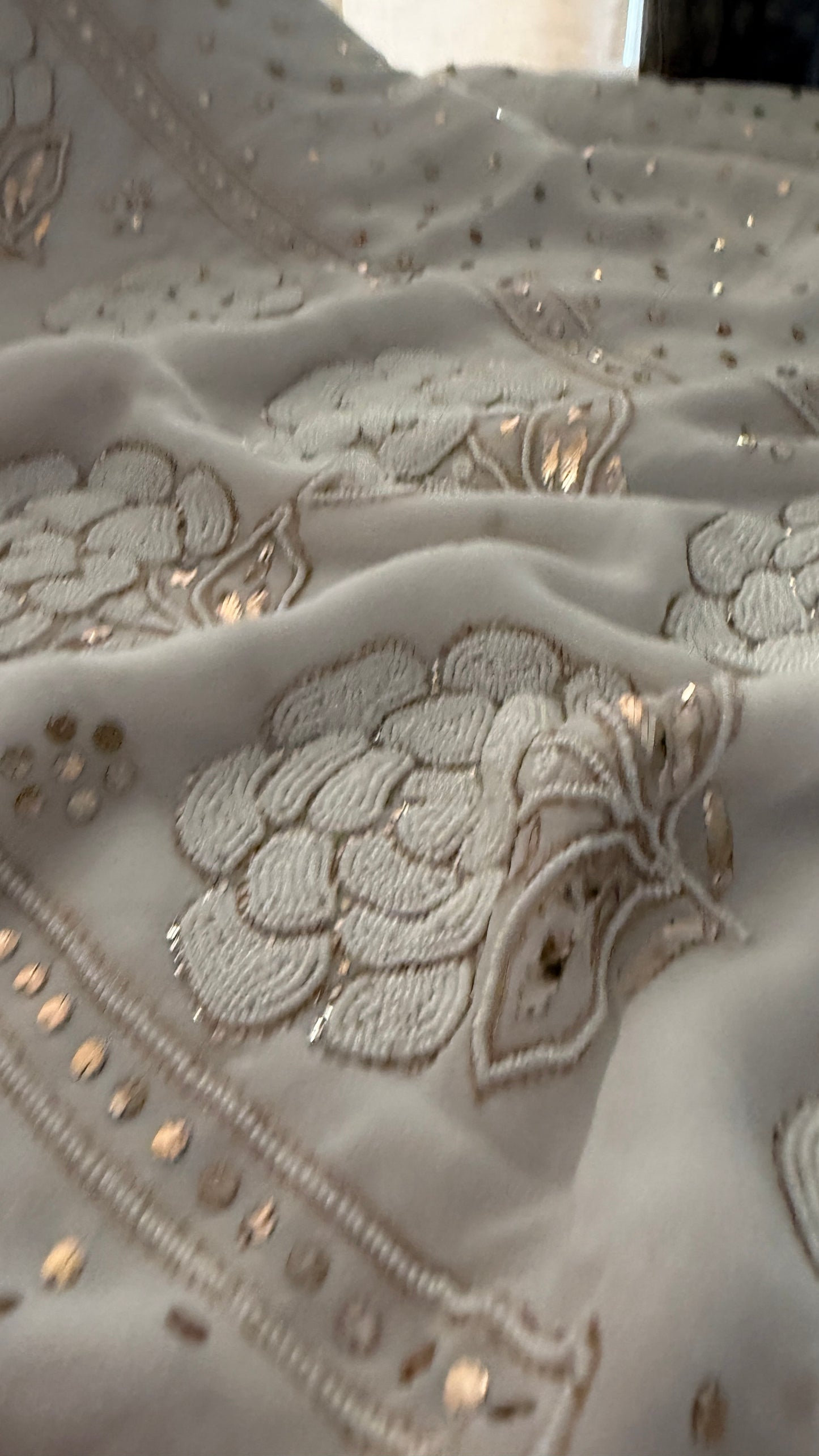 Masterpiece White Pearl Kamdani Suit - Festive Collection