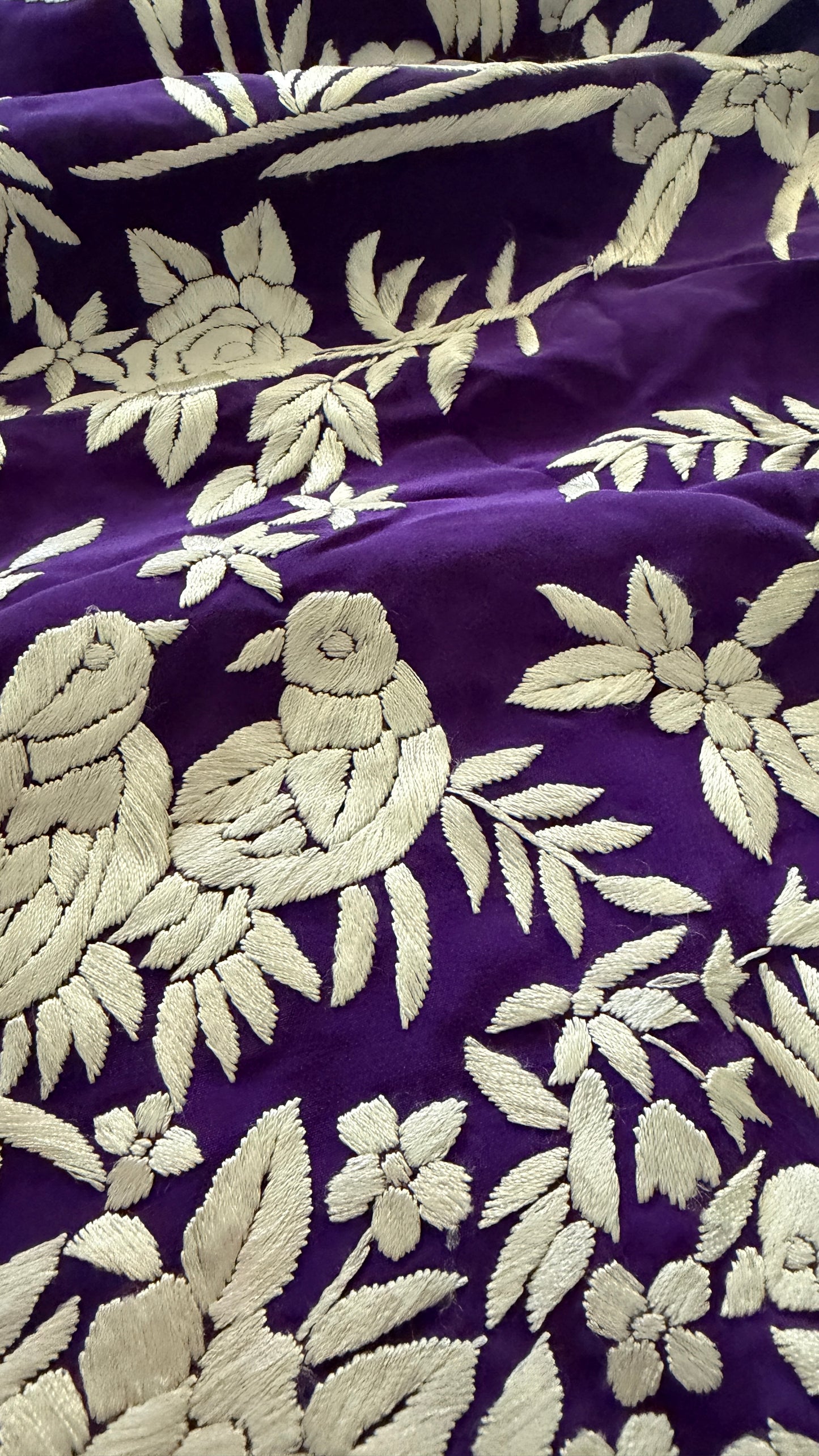 Exclusive Hand Embroidered Parsi Gara Jacket (Unstitched)
