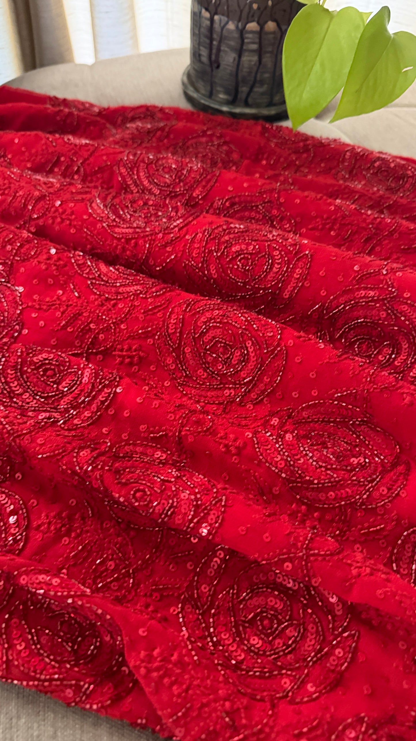 Party Wear Cut Dana Sequin Chikankari Suit for Women