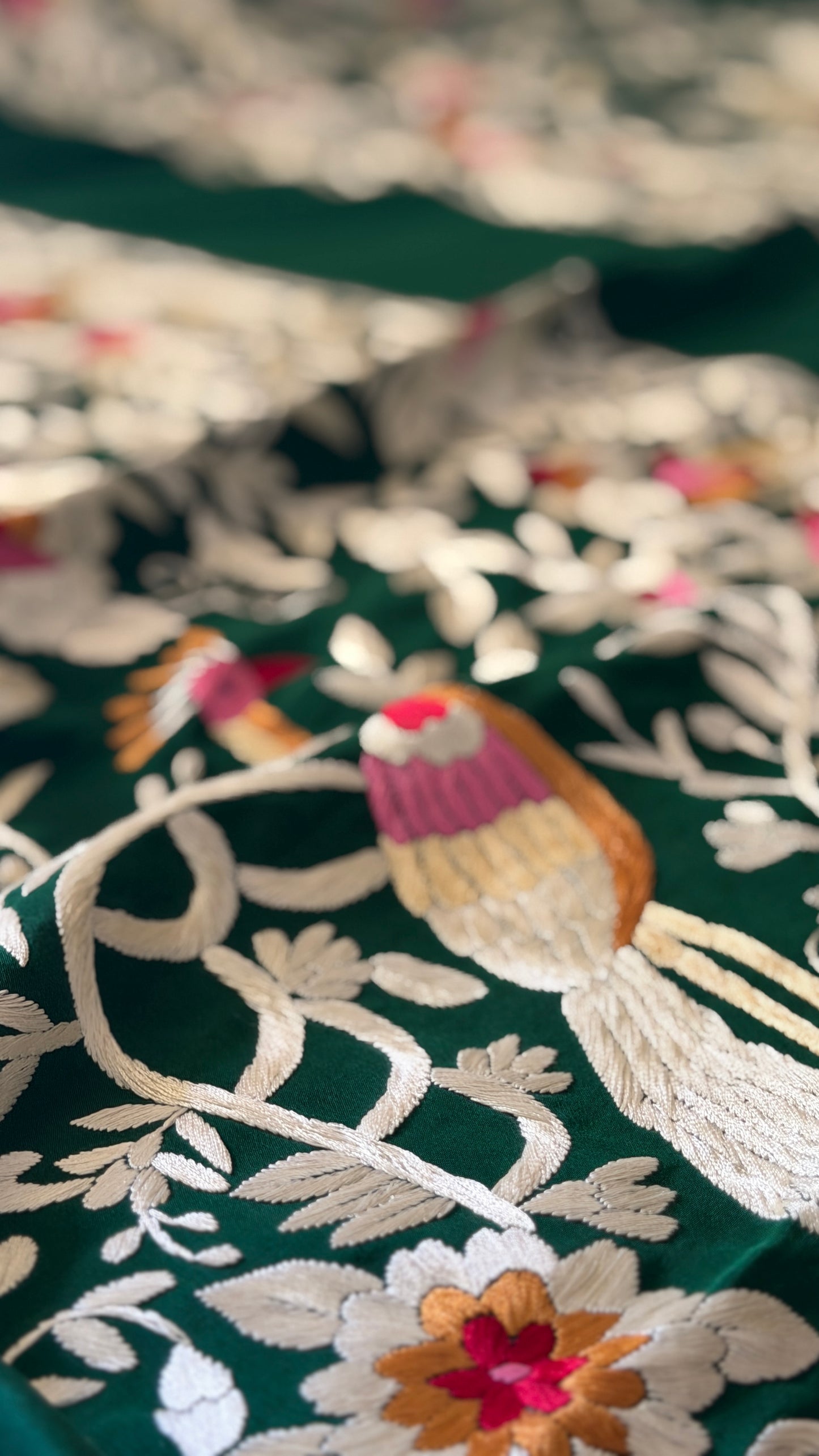Exclusive Hand Embroidered Parsi Gara Jacket (Unstitched)