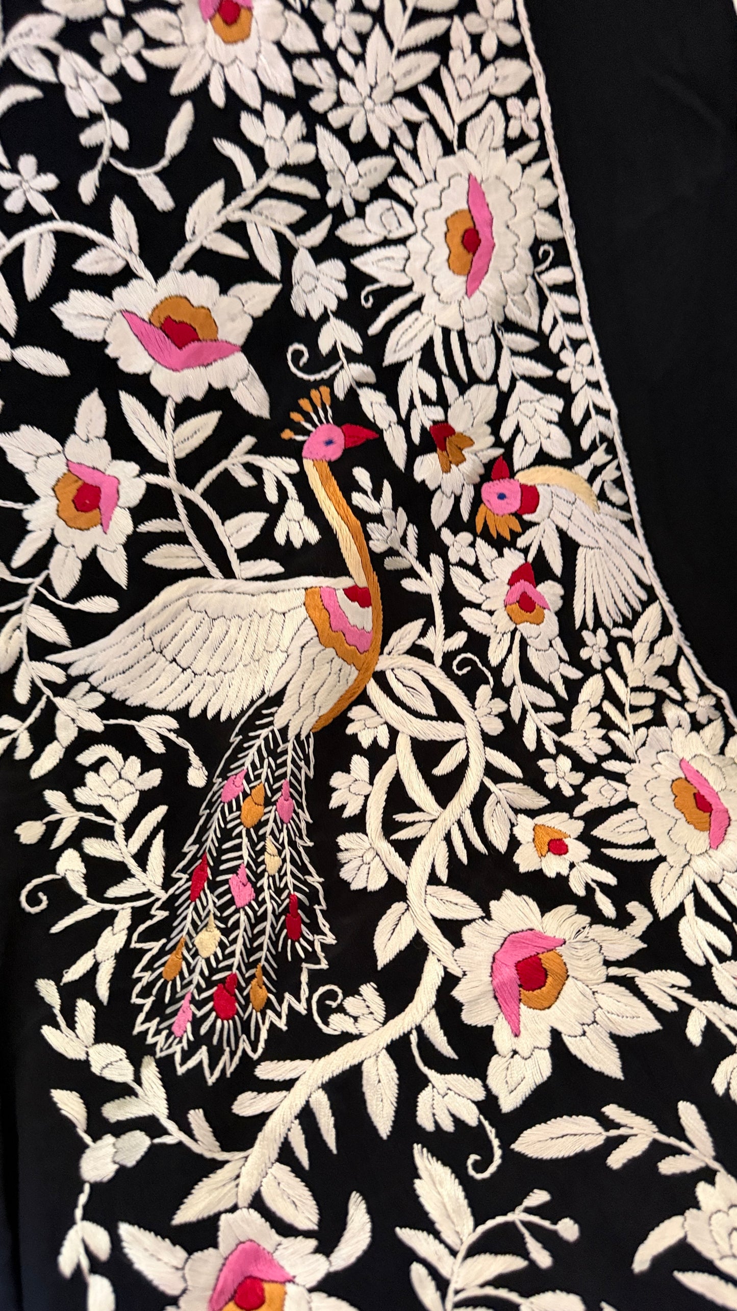 Exclusive Parsi Gara Hand Embroidered Jacket (Unstitched)