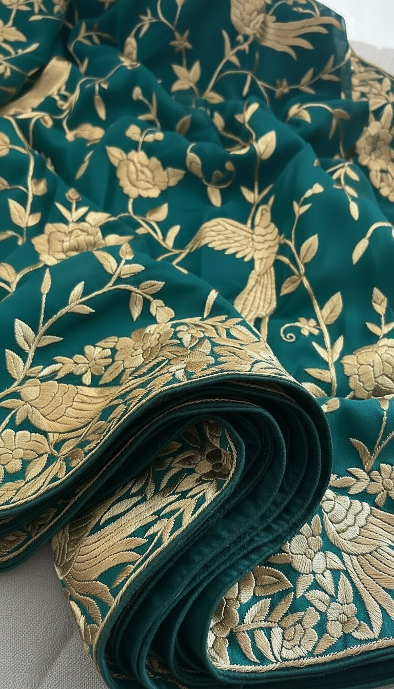 Emerald Green Parsi Gara