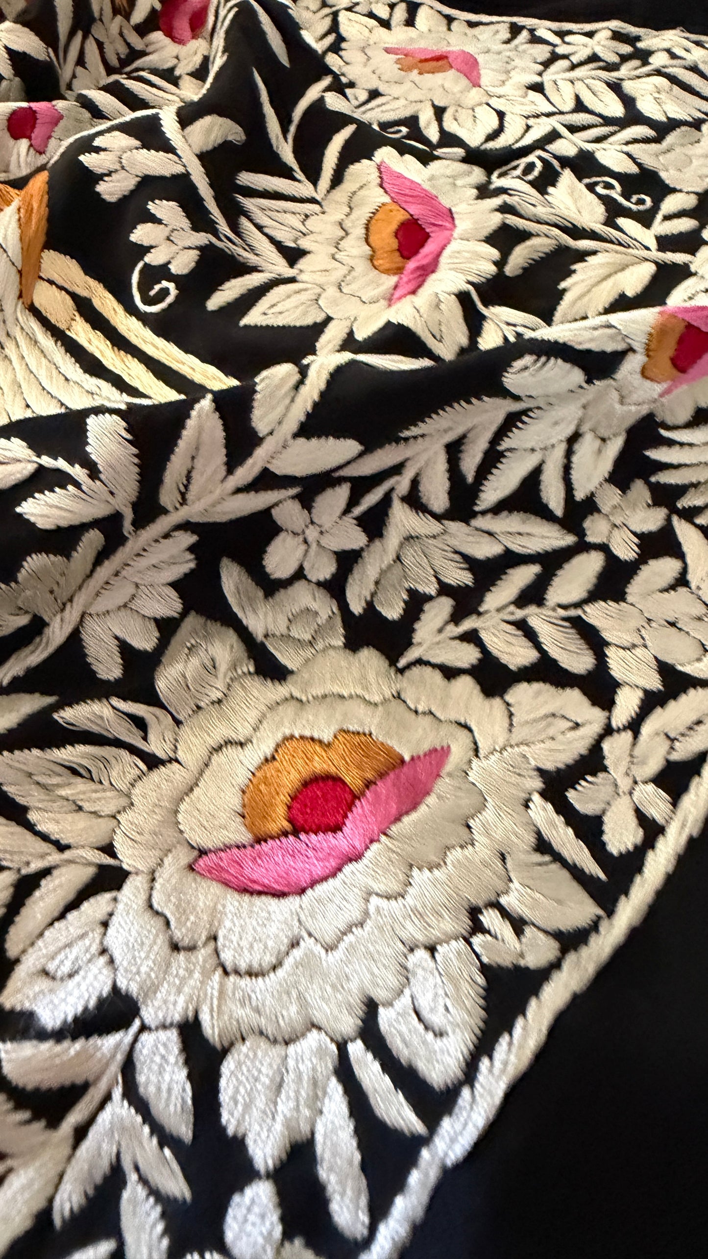 Exclusive Parsi Gara Hand Embroidered Jacket (Unstitched)