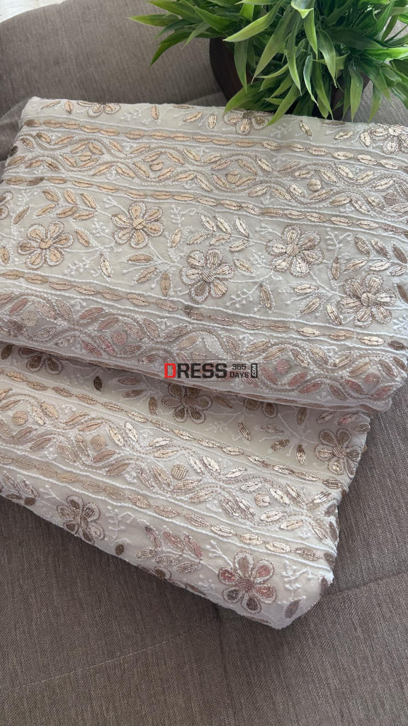 All Over Front and Back Chikankari Gota Patti Suit Chikankari Suits