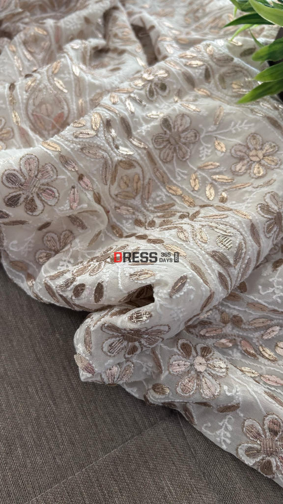 All Over Front and Back Chikankari Gota Patti Suit Chikankari Suits