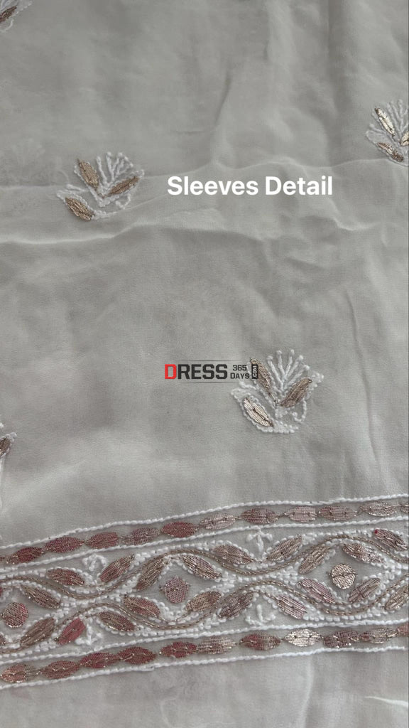 All Over Front and Back Chikankari Gota Patti Suit Chikankari Suits