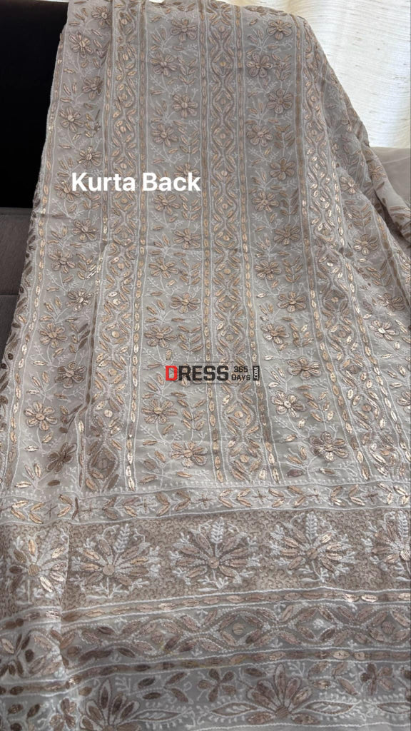 All Over Front and Back Chikankari Gota Patti Suit Chikankari Suits
