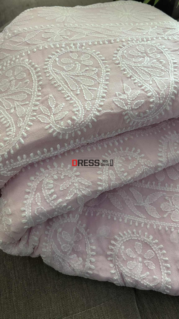 Baby PInk Hand Jaali Hand Jaali Saree Chikankari Saree
