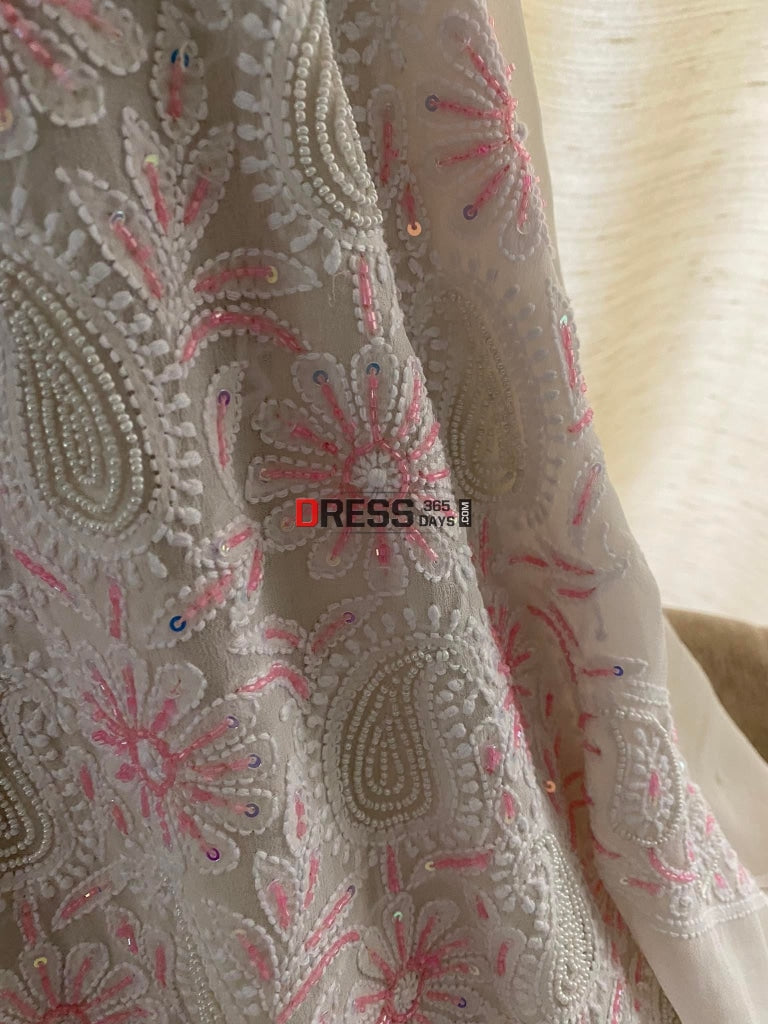 Designer Pearl Chikankari Suit Suits